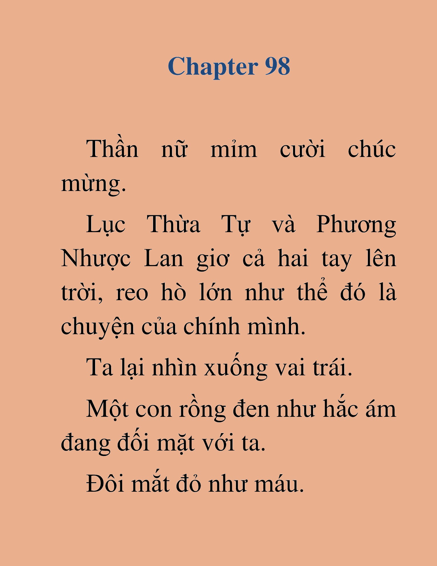 Đọc truyện HAT[NOVEL] Dã Thú Vô Song - Chap 98