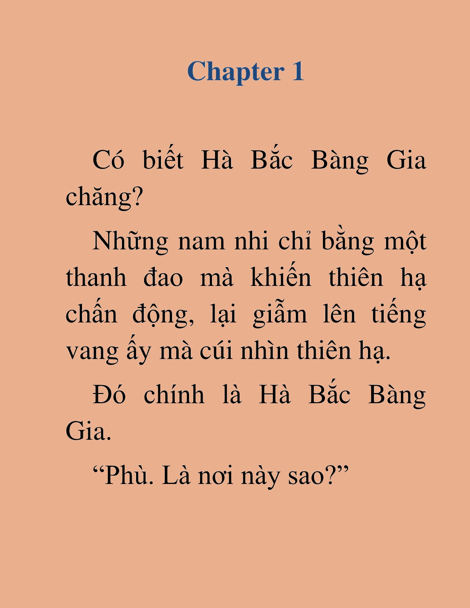 Đọc truyện HAT[novel] Đao Hoàng Hồi Quy: Biến Loạn Bàng Gia - Chap 1