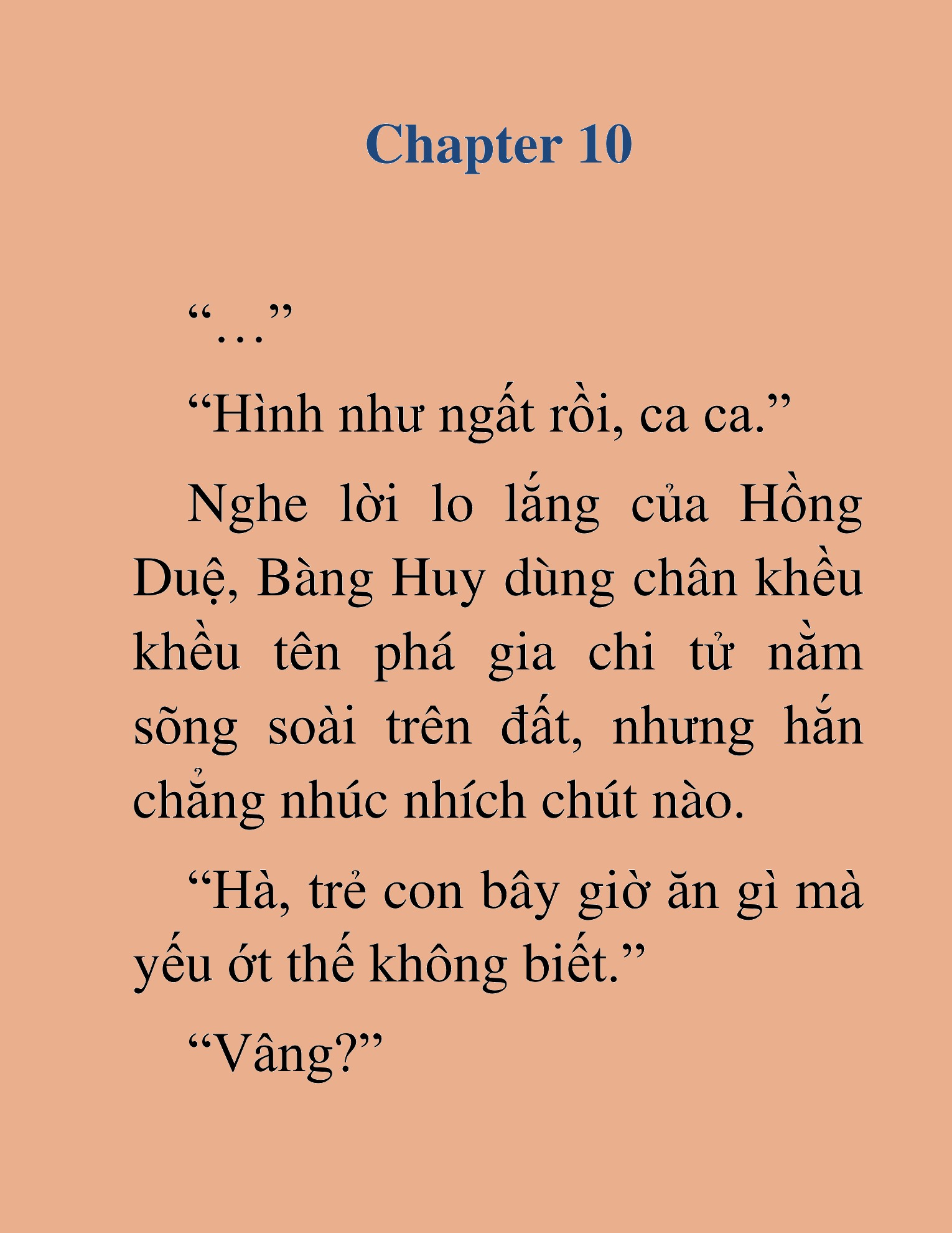 Đọc truyện HAT[novel] Đao Hoàng Hồi Quy: Biến Loạn Bàng Gia - Chap 10