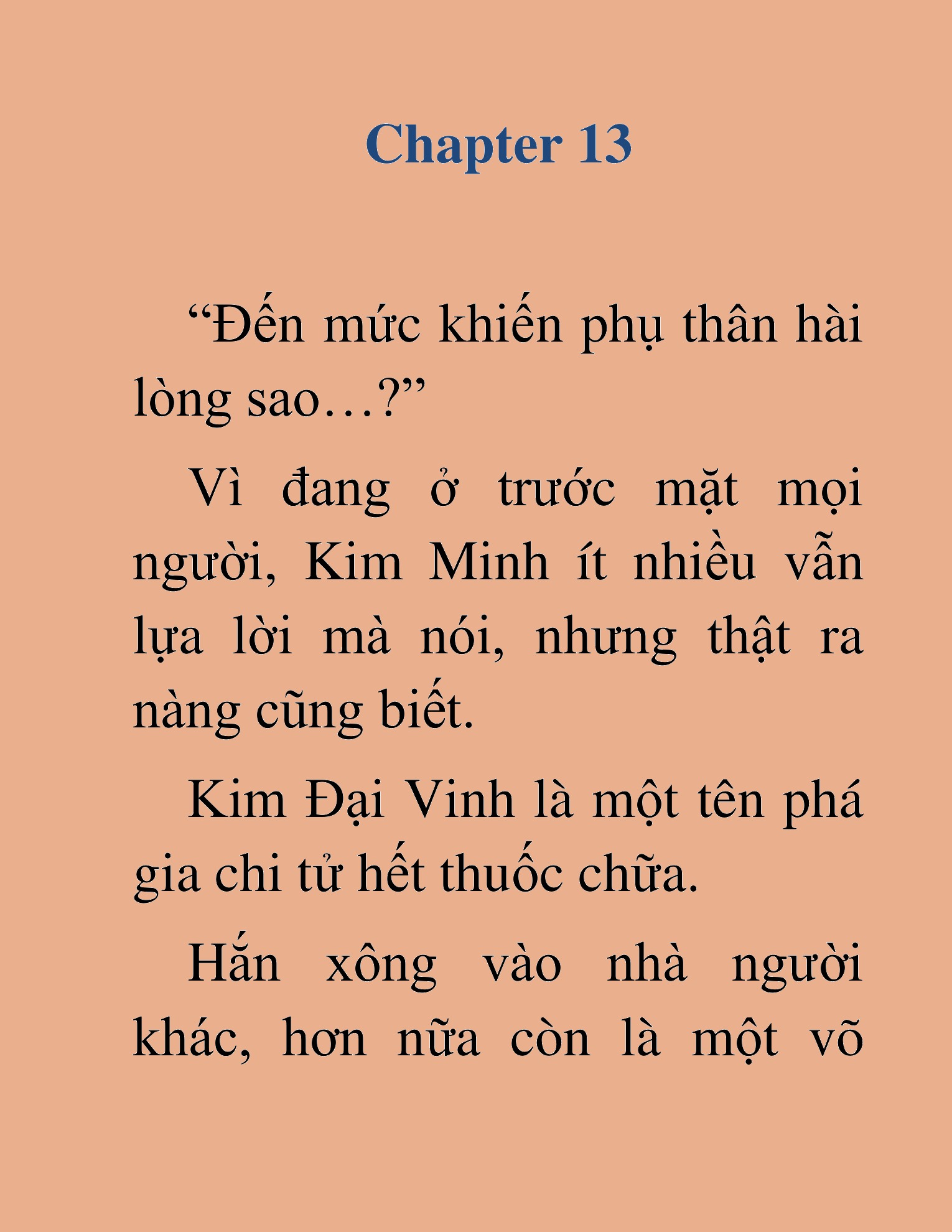 Đọc truyện HAT[novel] Đao Hoàng Hồi Quy: Biến Loạn Bàng Gia - Chap 13