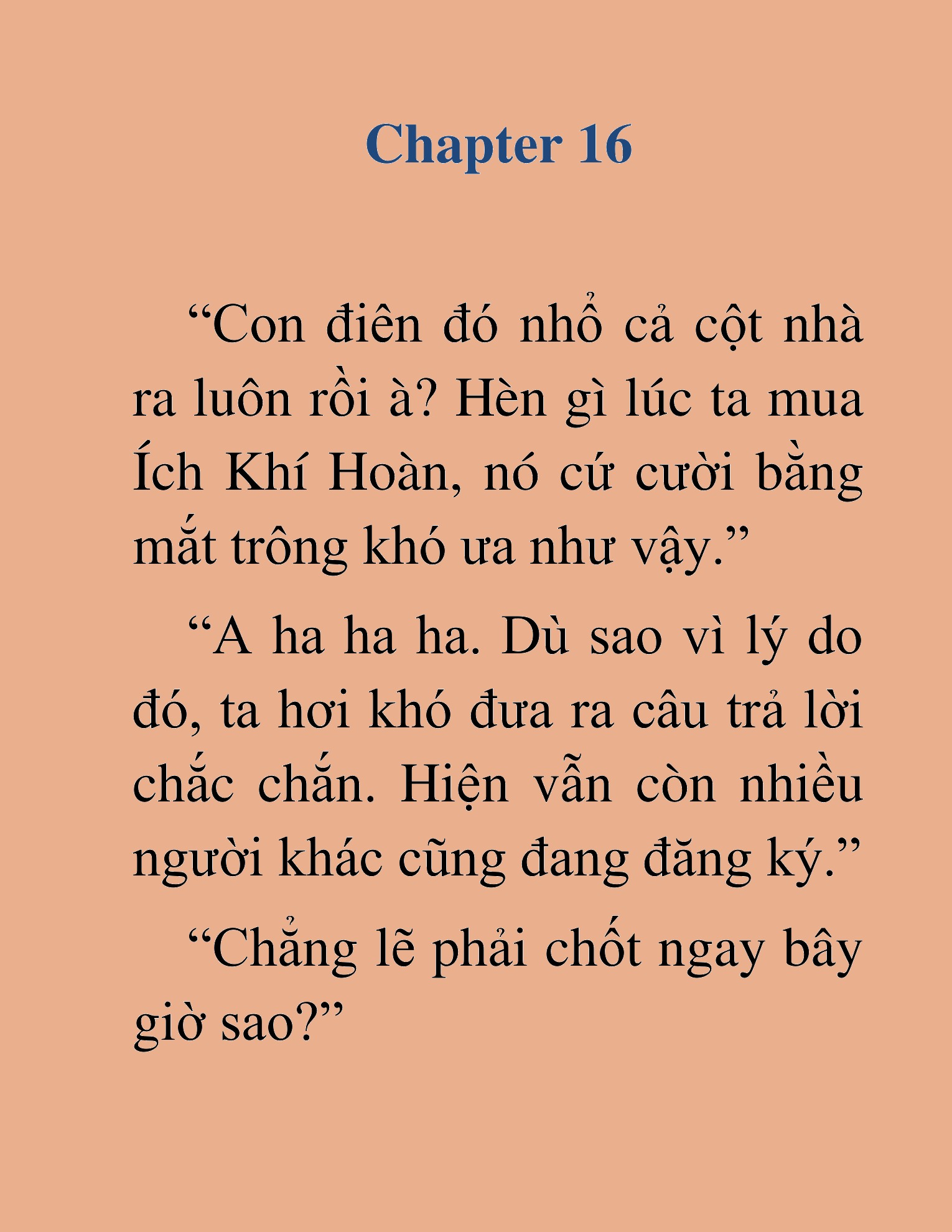 Đọc truyện HAT[novel] Đao Hoàng Hồi Quy: Biến Loạn Bàng Gia - Chap 16
