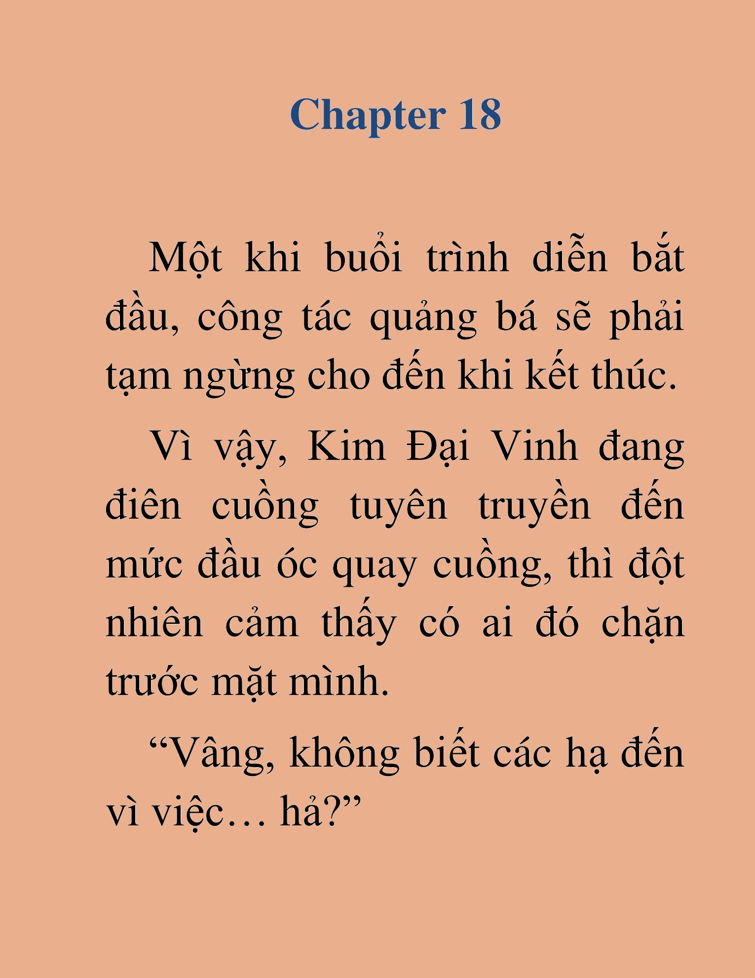 Đọc truyện HAT[novel] Đao Hoàng Hồi Quy: Biến Loạn Bàng Gia - Chap 18