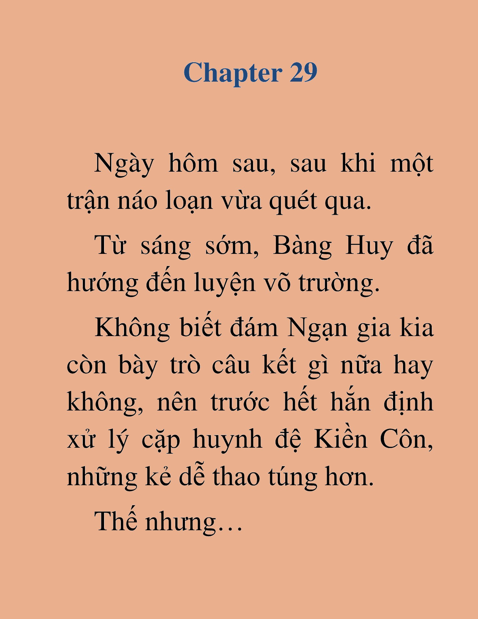 Đọc truyện HAT[novel] Đao Hoàng Hồi Quy: Biến Loạn Bàng Gia - Chap 29