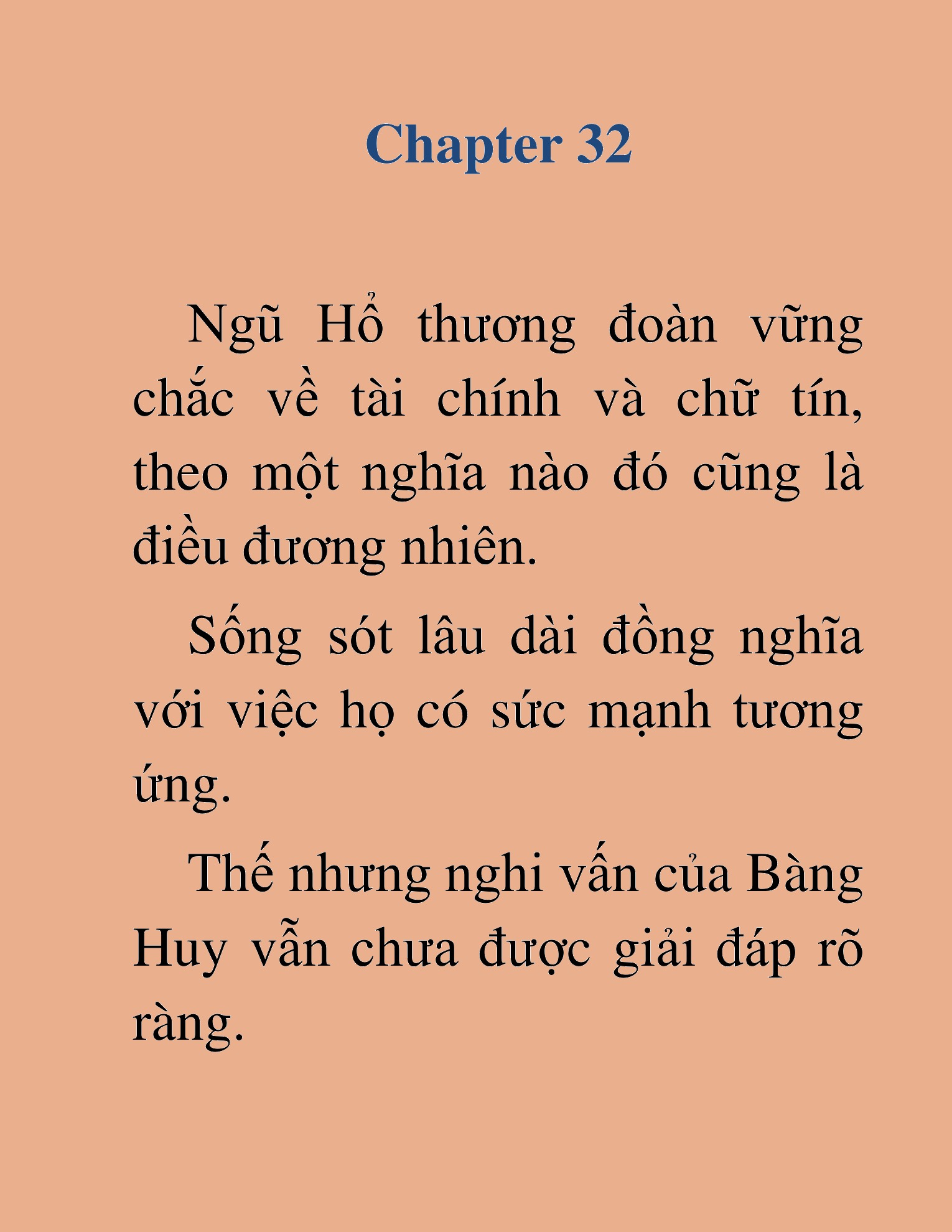 Đọc truyện HAT[novel] Đao Hoàng Hồi Quy: Biến Loạn Bàng Gia - Chap 32