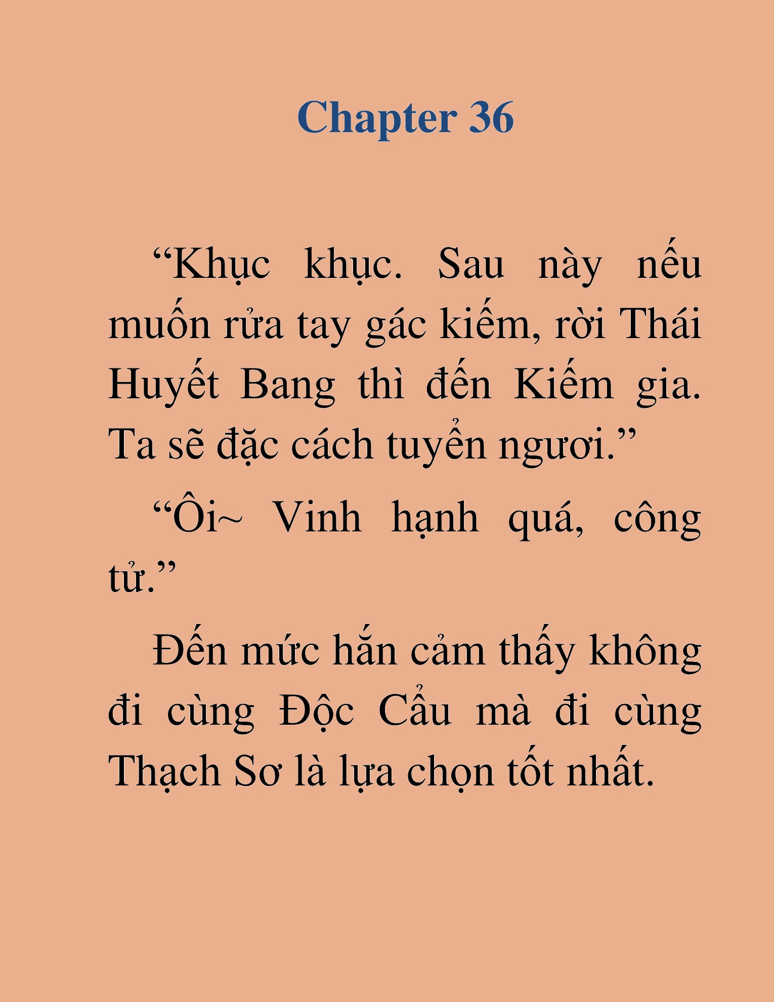 Đọc truyện HAT[novel] Đao Hoàng Hồi Quy: Biến Loạn Bàng Gia - Chap 36