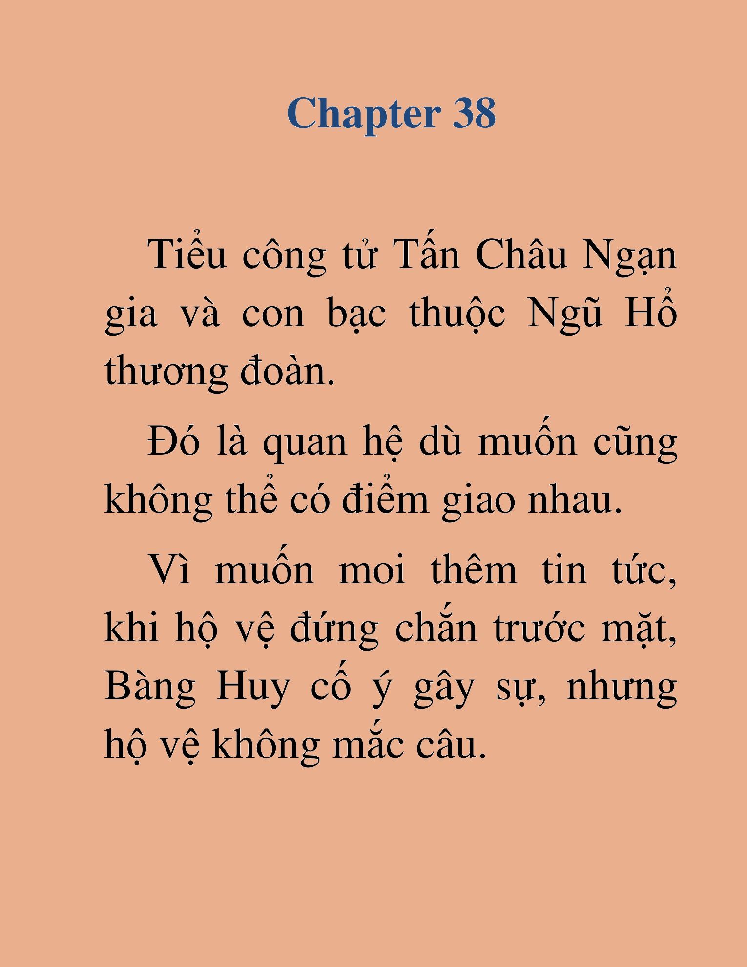 Đọc truyện HAT[novel] Đao Hoàng Hồi Quy: Biến Loạn Bàng Gia - Chap 38