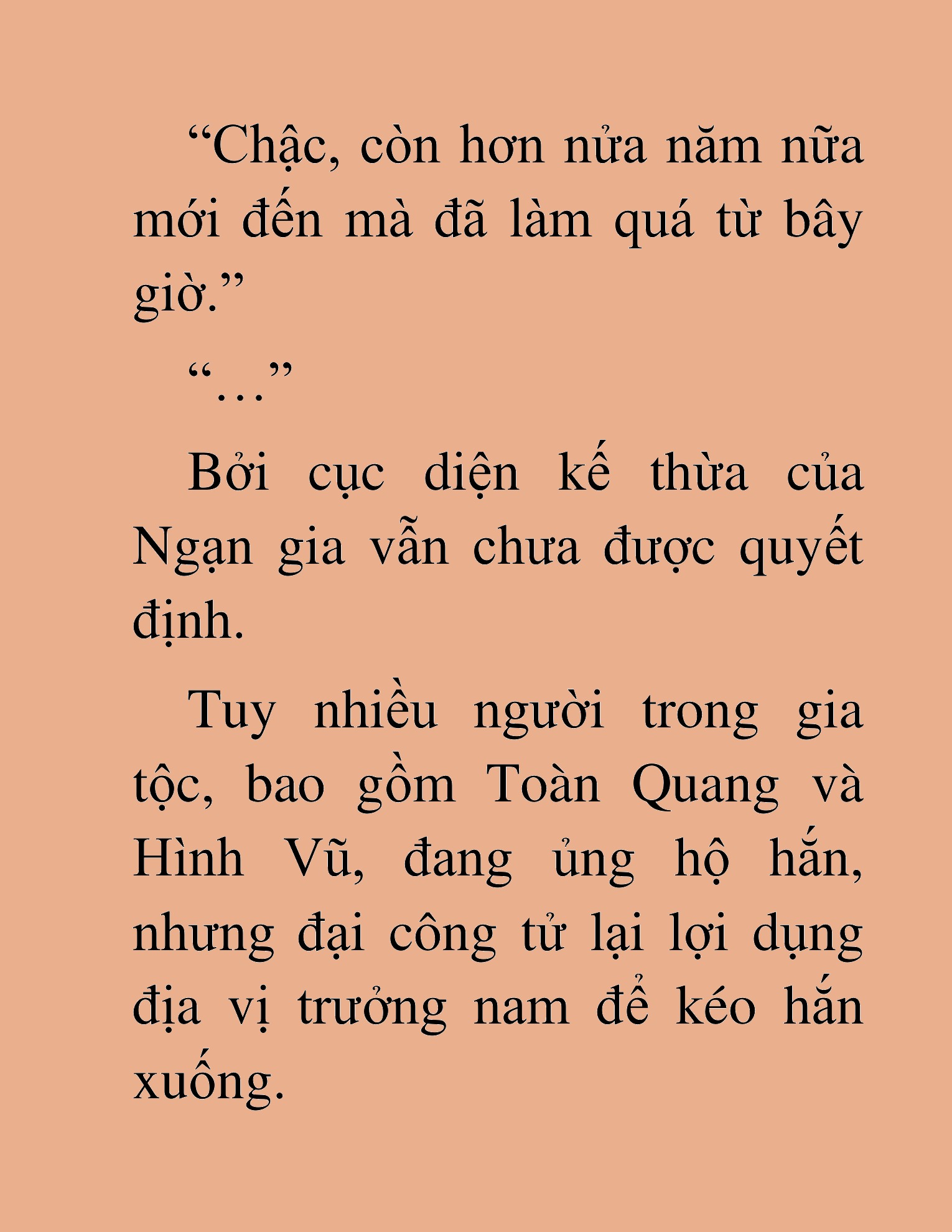 Đọc truyện HAT[novel] Đao Hoàng Hồi Quy: Biến Loạn Bàng Gia - Chap 38