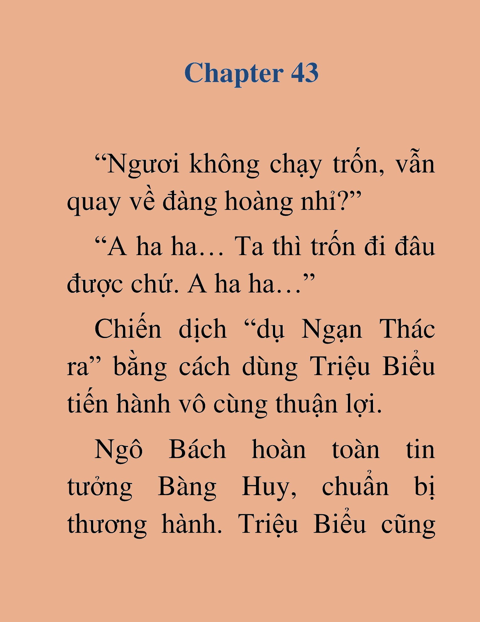 Đọc truyện HAT[novel] Đao Hoàng Hồi Quy: Biến Loạn Bàng Gia - Chap 43