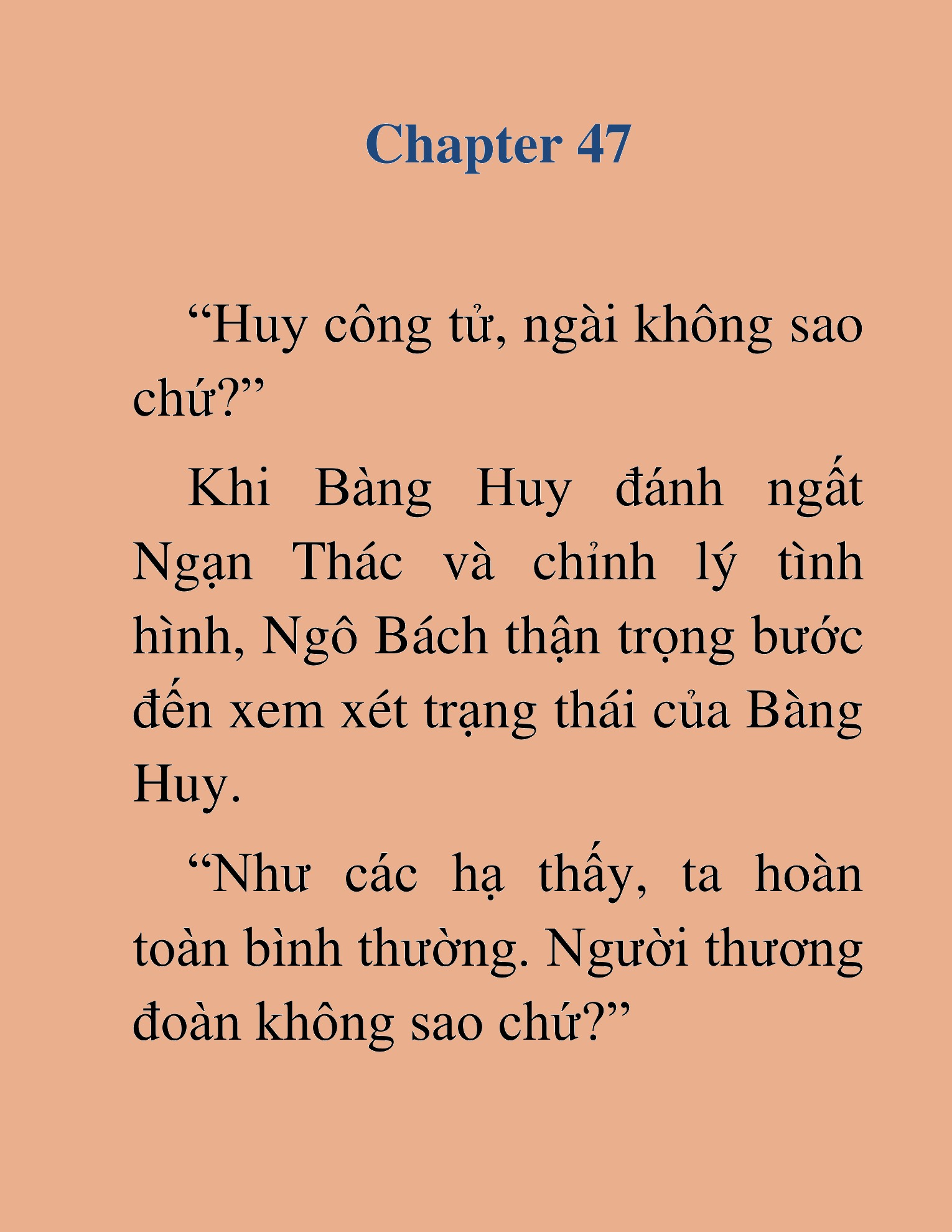 Đọc truyện HAT[novel] Đao Hoàng Hồi Quy: Biến Loạn Bàng Gia - Chap 47