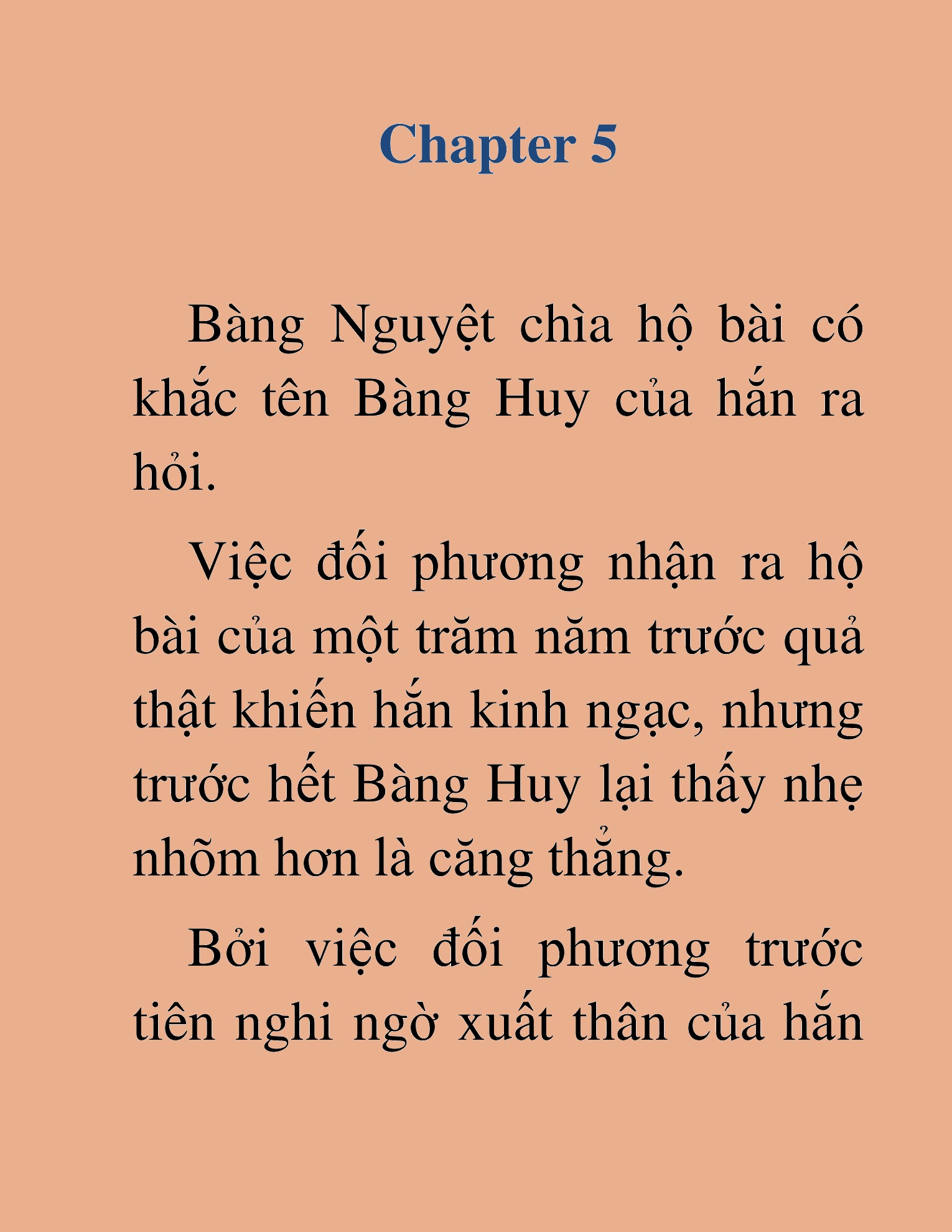 Đọc truyện HAT[novel] Đao Hoàng Hồi Quy: Biến Loạn Bàng Gia - Chap 5
