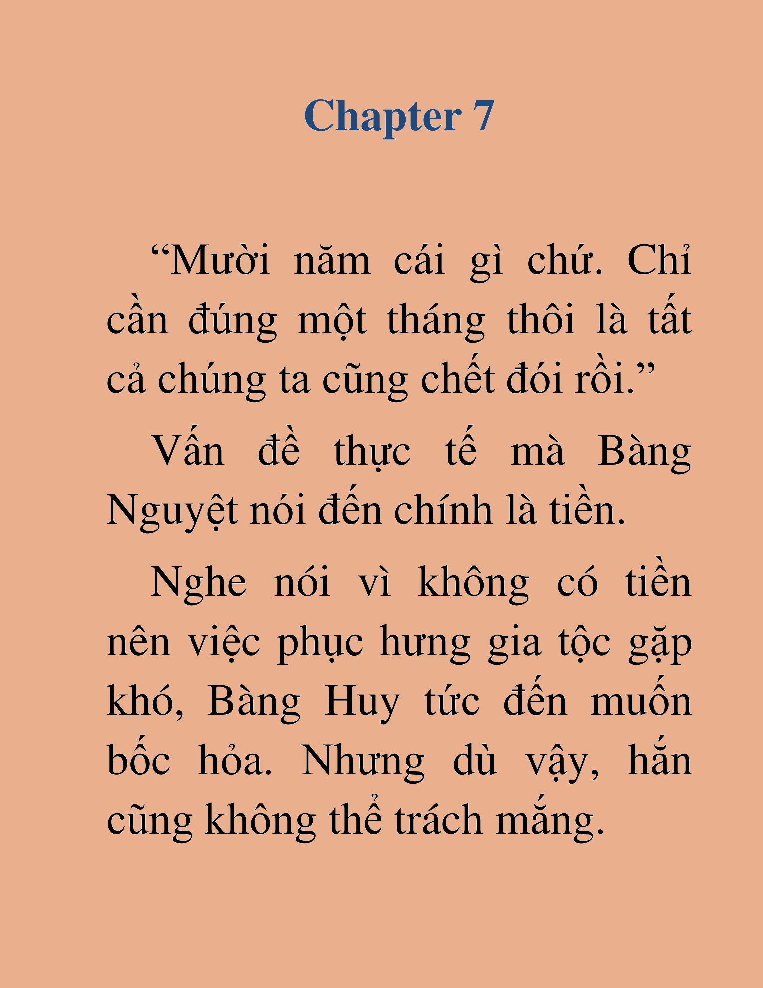 Đọc truyện HAT[novel] Đao Hoàng Hồi Quy: Biến Loạn Bàng Gia - Chap 7