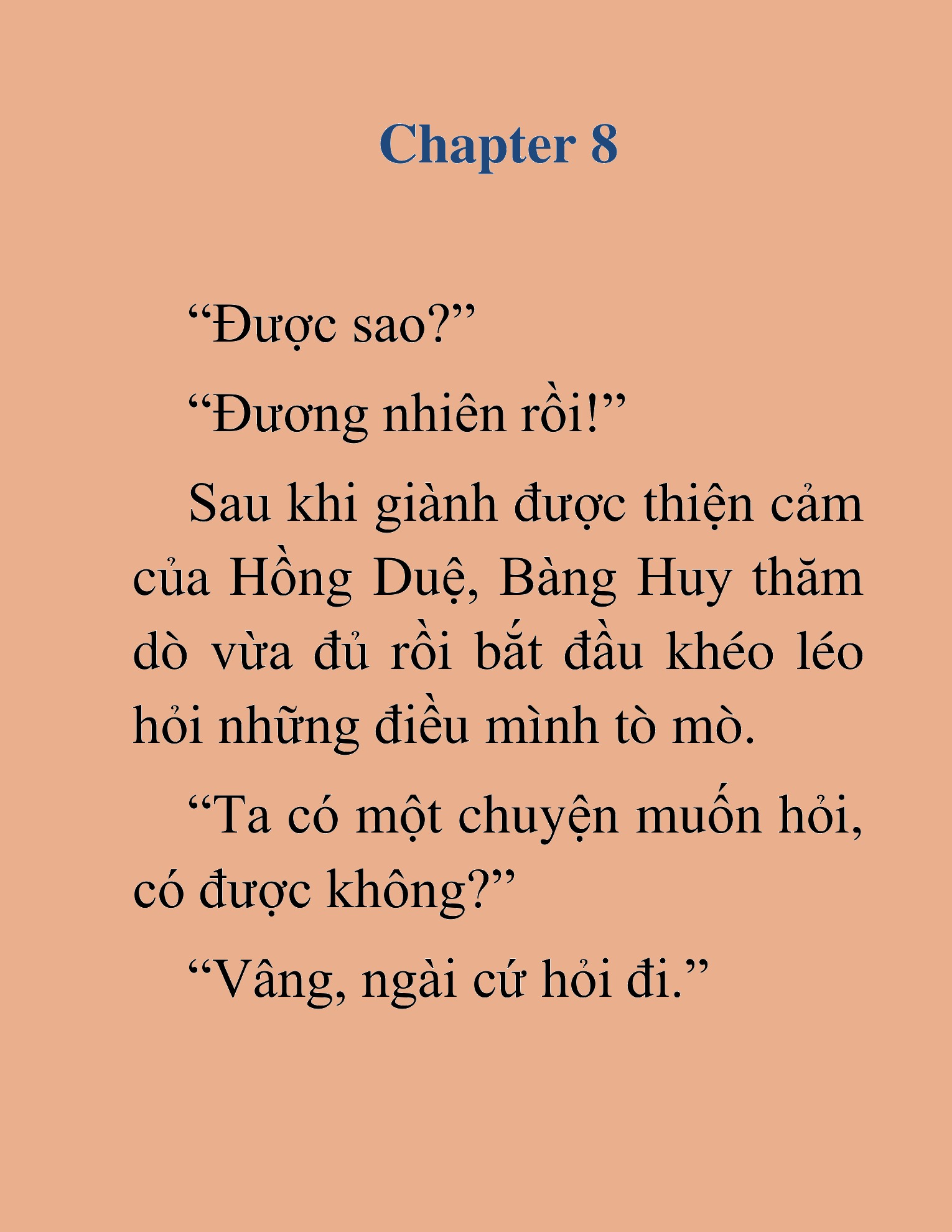 Đọc truyện HAT[novel] Đao Hoàng Hồi Quy: Biến Loạn Bàng Gia - Chap 8