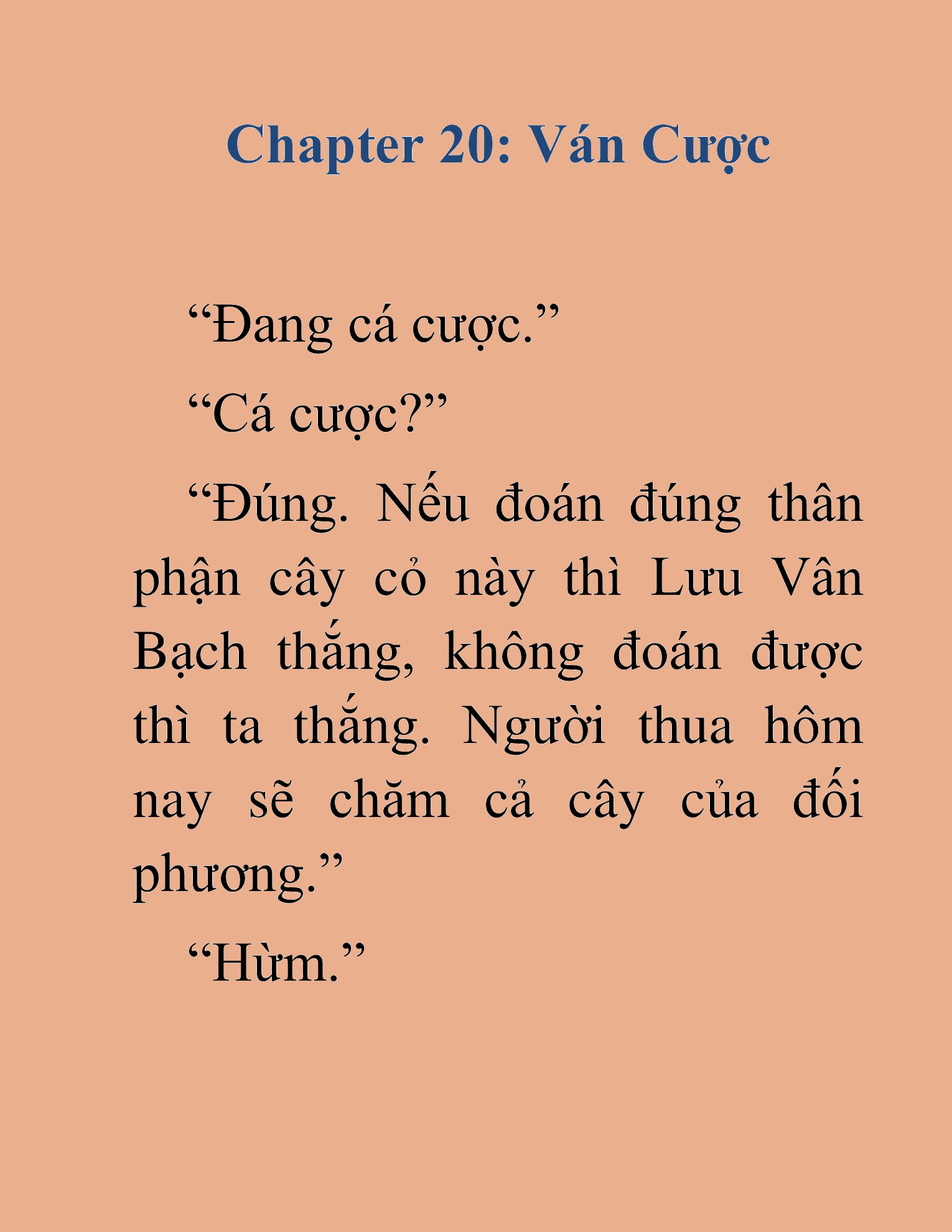 Đọc truyện HAT[NOVEL] Độc Ma Trùng Sinh - Chap 20