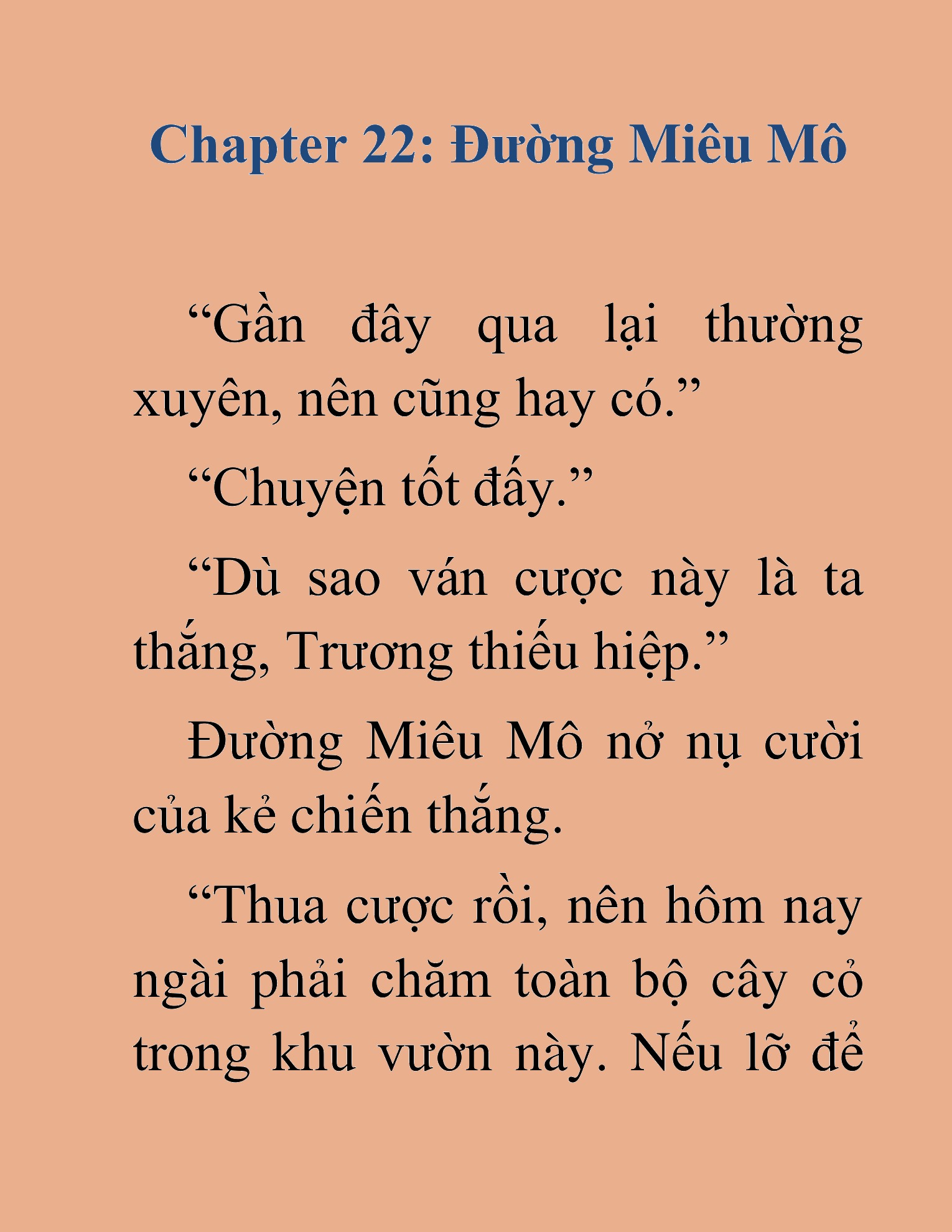 Đọc truyện HAT[NOVEL] Độc Ma Trùng Sinh - Chap 22