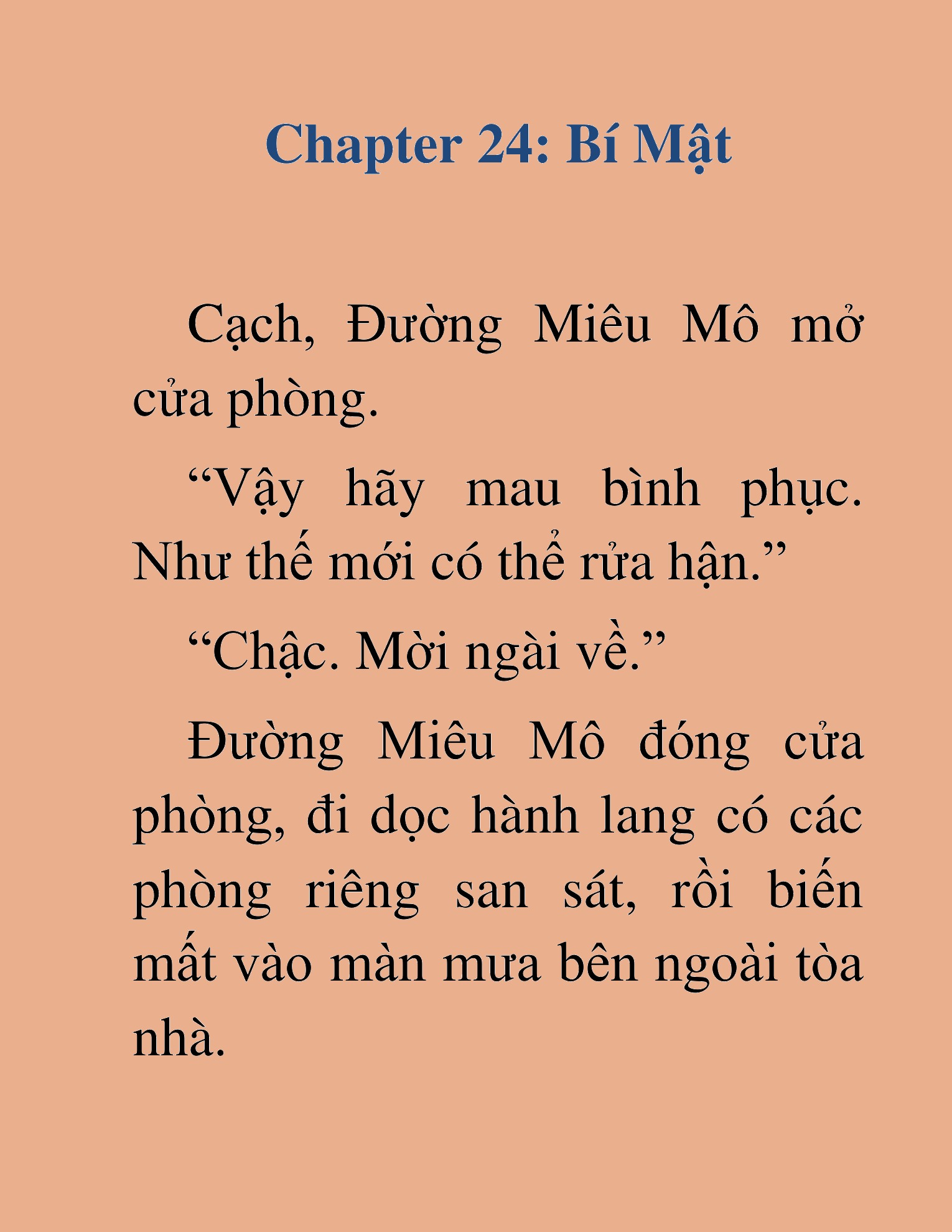 Đọc truyện HAT[NOVEL] Độc Ma Trùng Sinh - Chap 24