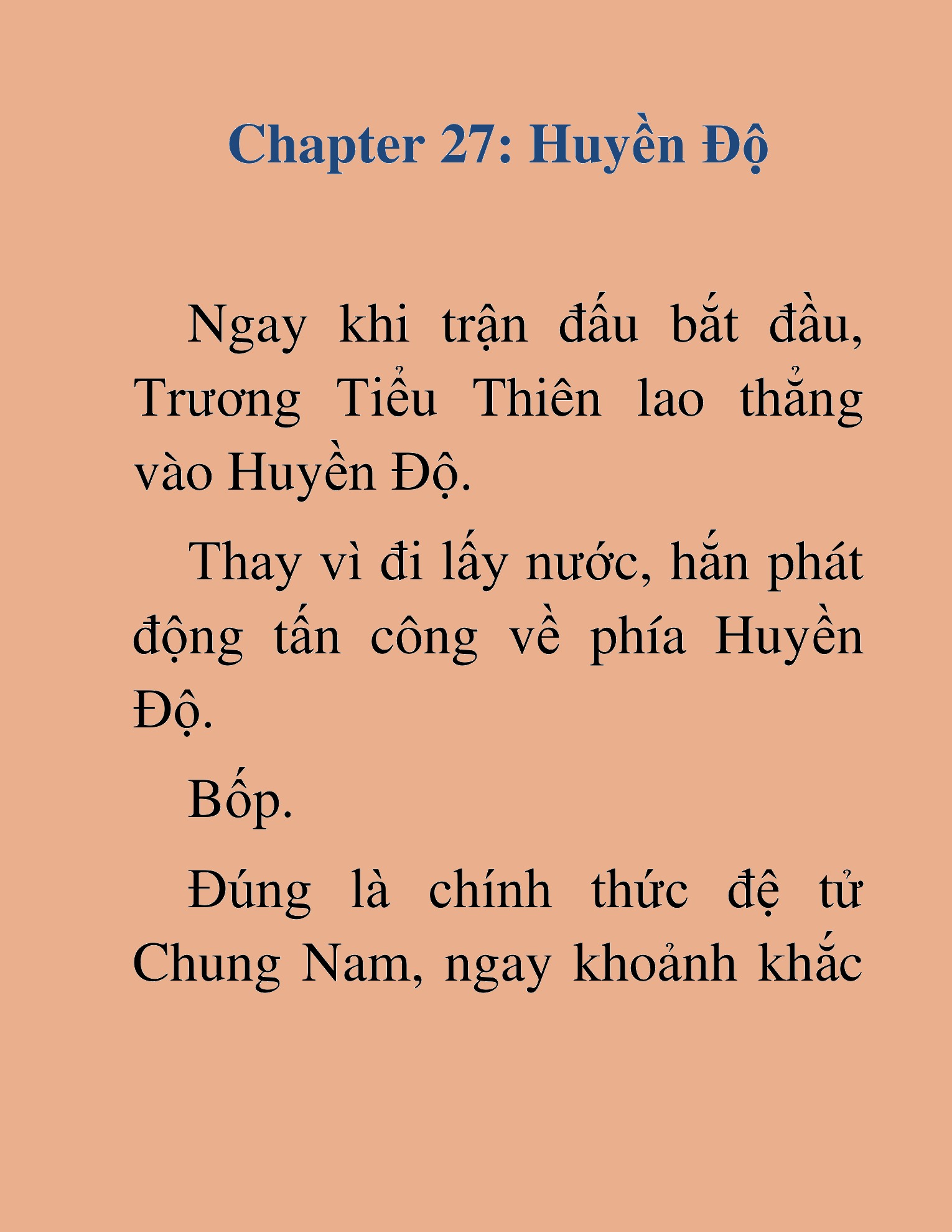 Đọc truyện HAT[NOVEL] Độc Ma Trùng Sinh - Chap 27