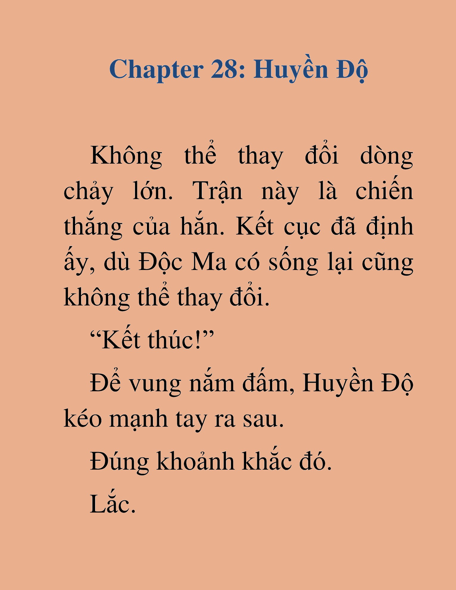 Đọc truyện HAT[NOVEL] Độc Ma Trùng Sinh - Chap 28
