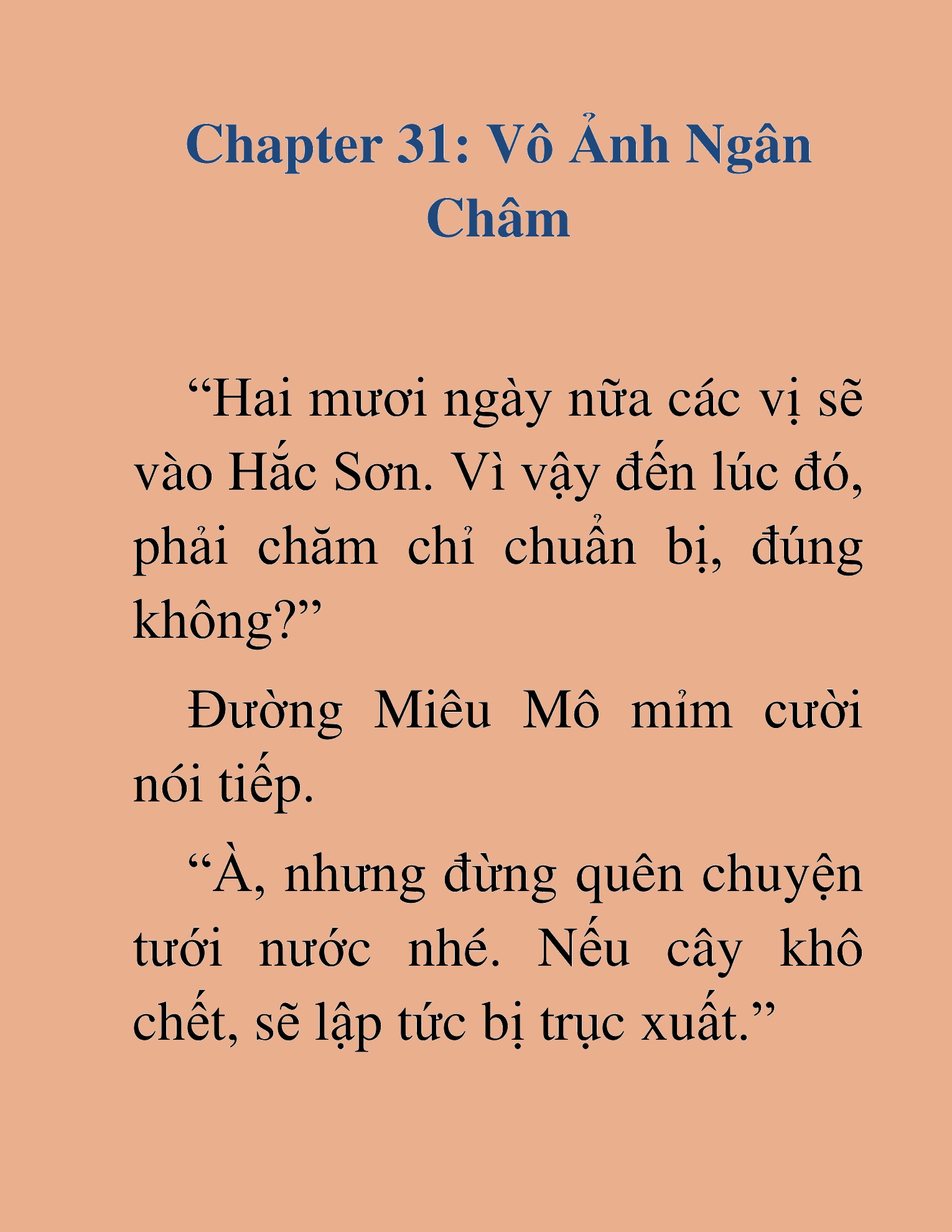 Đọc truyện HAT[NOVEL] Độc Ma Trùng Sinh - Chap 31