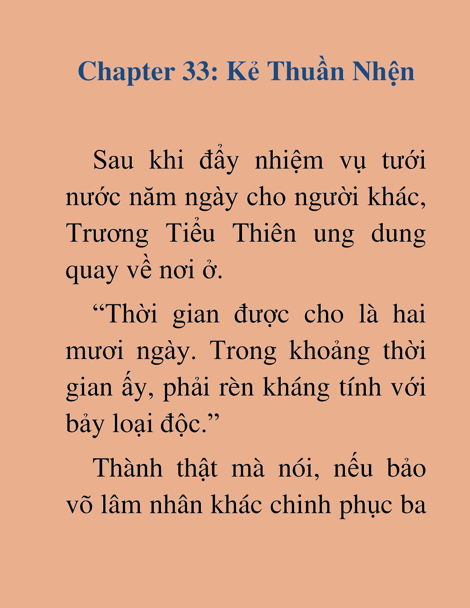 Đọc truyện HAT[NOVEL] Độc Ma Trùng Sinh - Chap 33