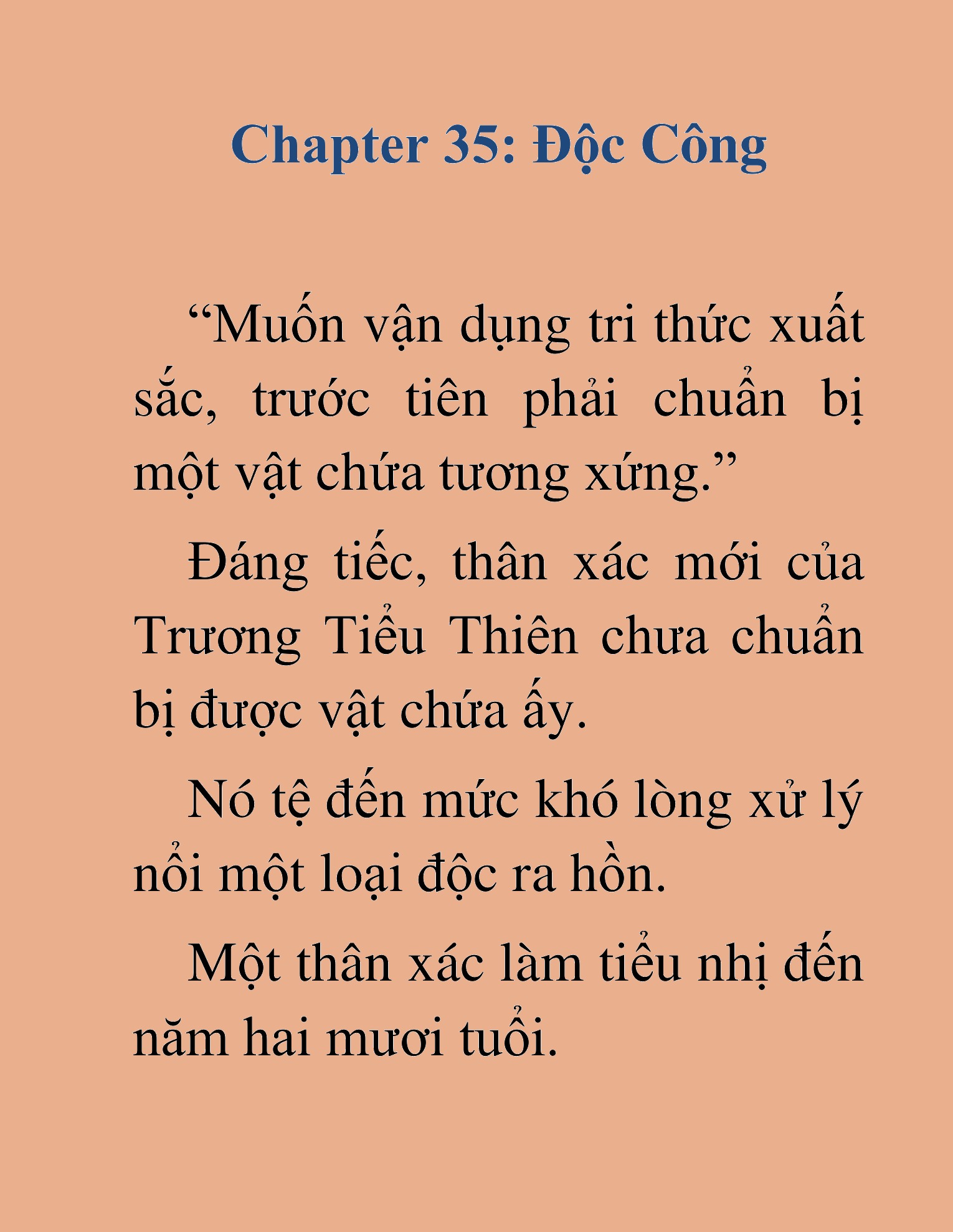 Đọc truyện HAT[NOVEL] Độc Ma Trùng Sinh - Chap 35