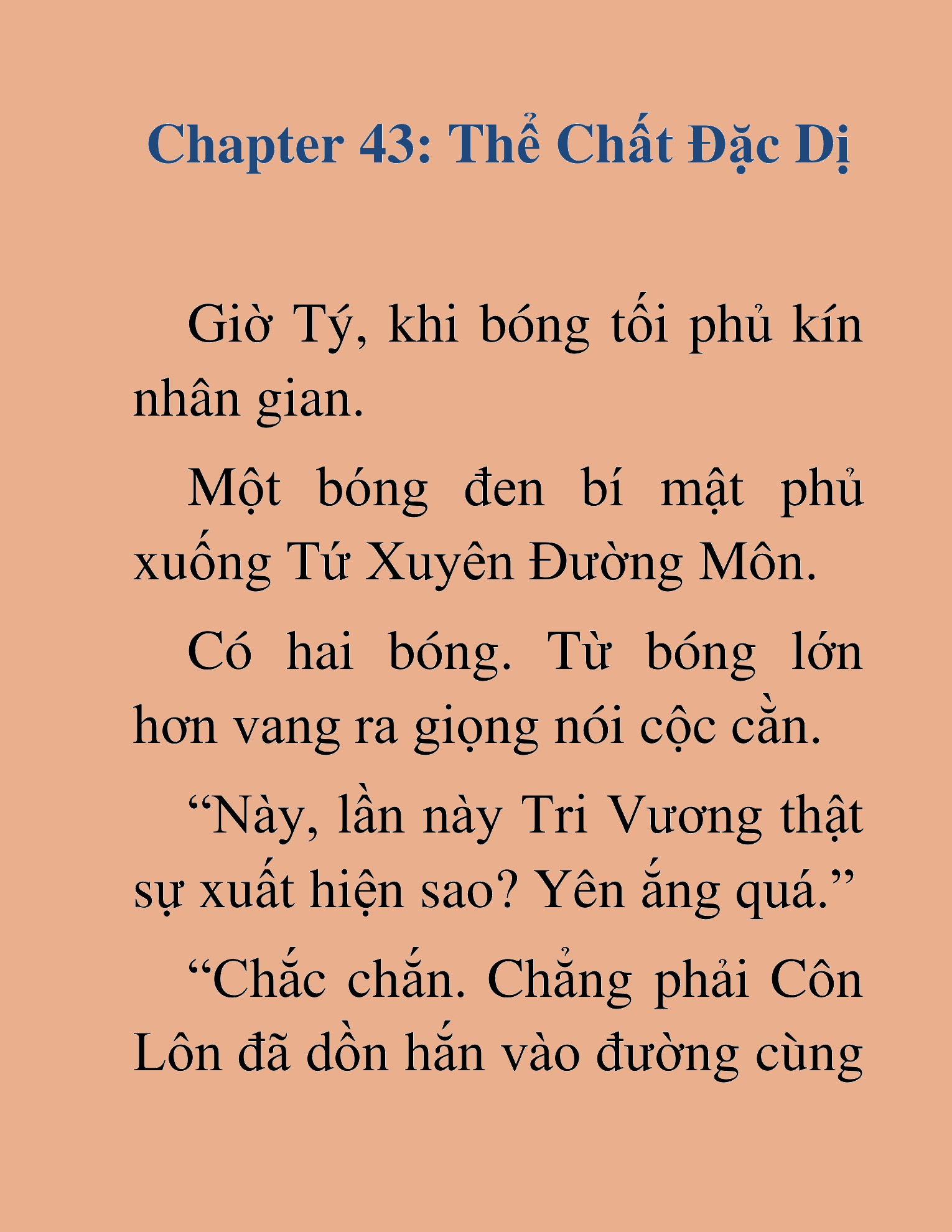 Đọc truyện HAT[NOVEL] Độc Ma Trùng Sinh - Chap 43