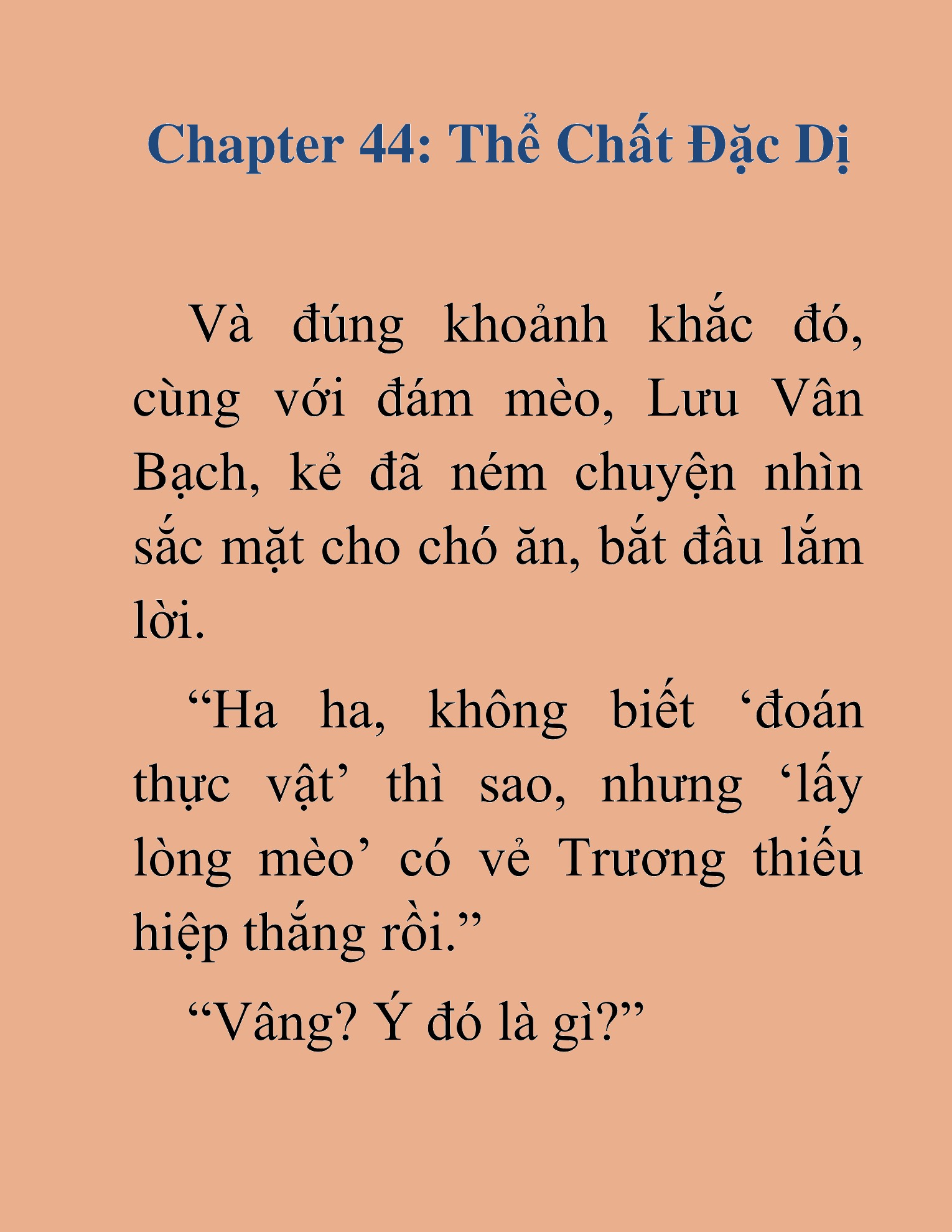 Đọc truyện HAT[NOVEL] Độc Ma Trùng Sinh - Chap 44