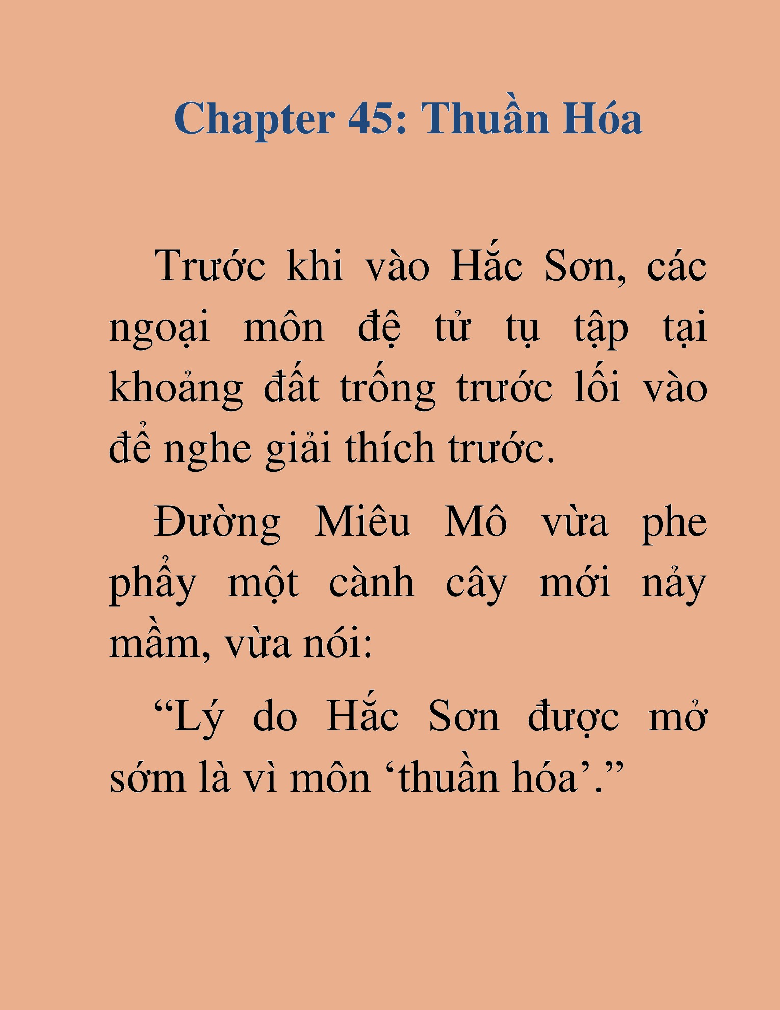 Đọc truyện HAT[NOVEL] Độc Ma Trùng Sinh - Chap 45