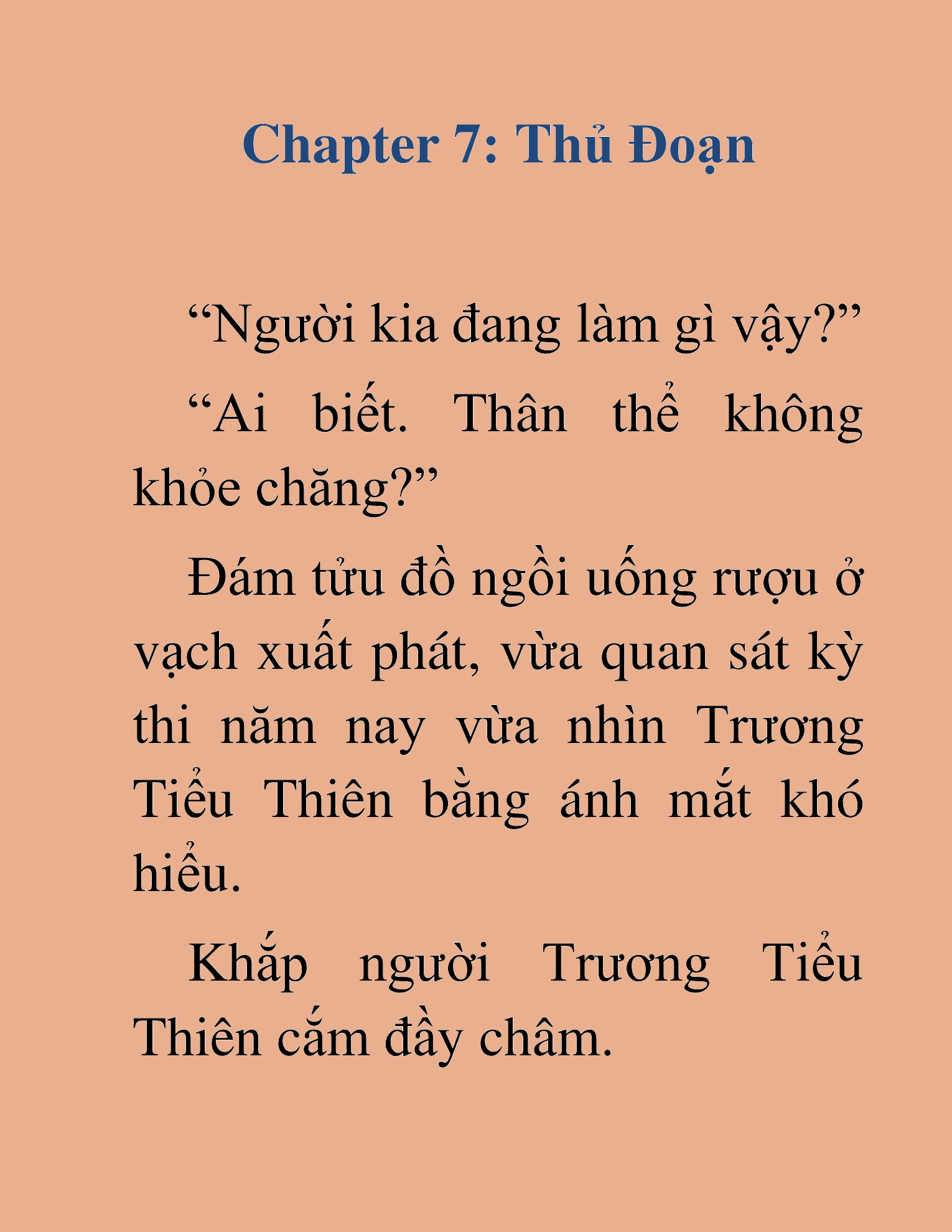 Đọc truyện HAT[NOVEL] Độc Ma Trùng Sinh - Chap 7