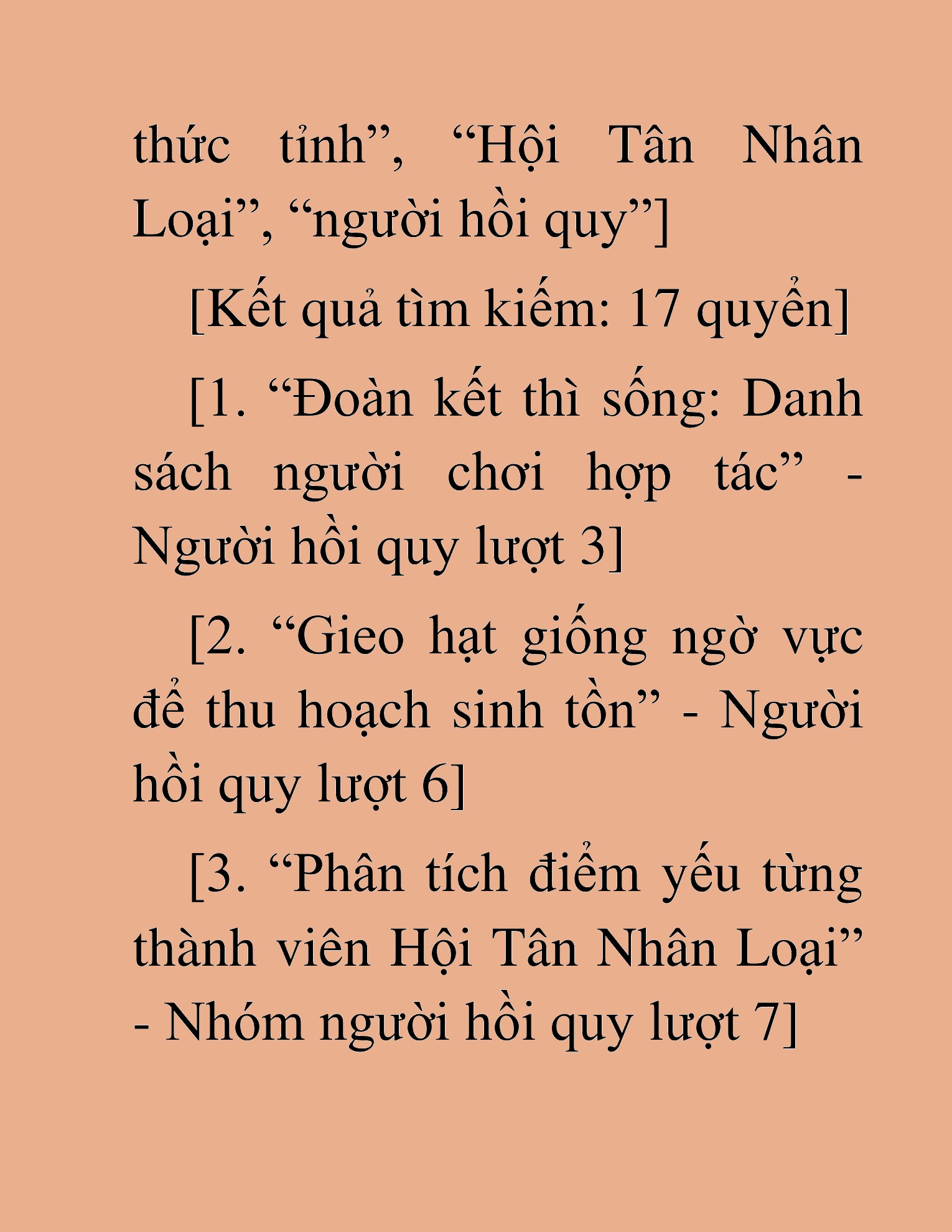 Đọc truyện HAT[NOVEL] Giáng Lâm Chinh Phục Lần Tận Thế Thứ 13 - Chap 23