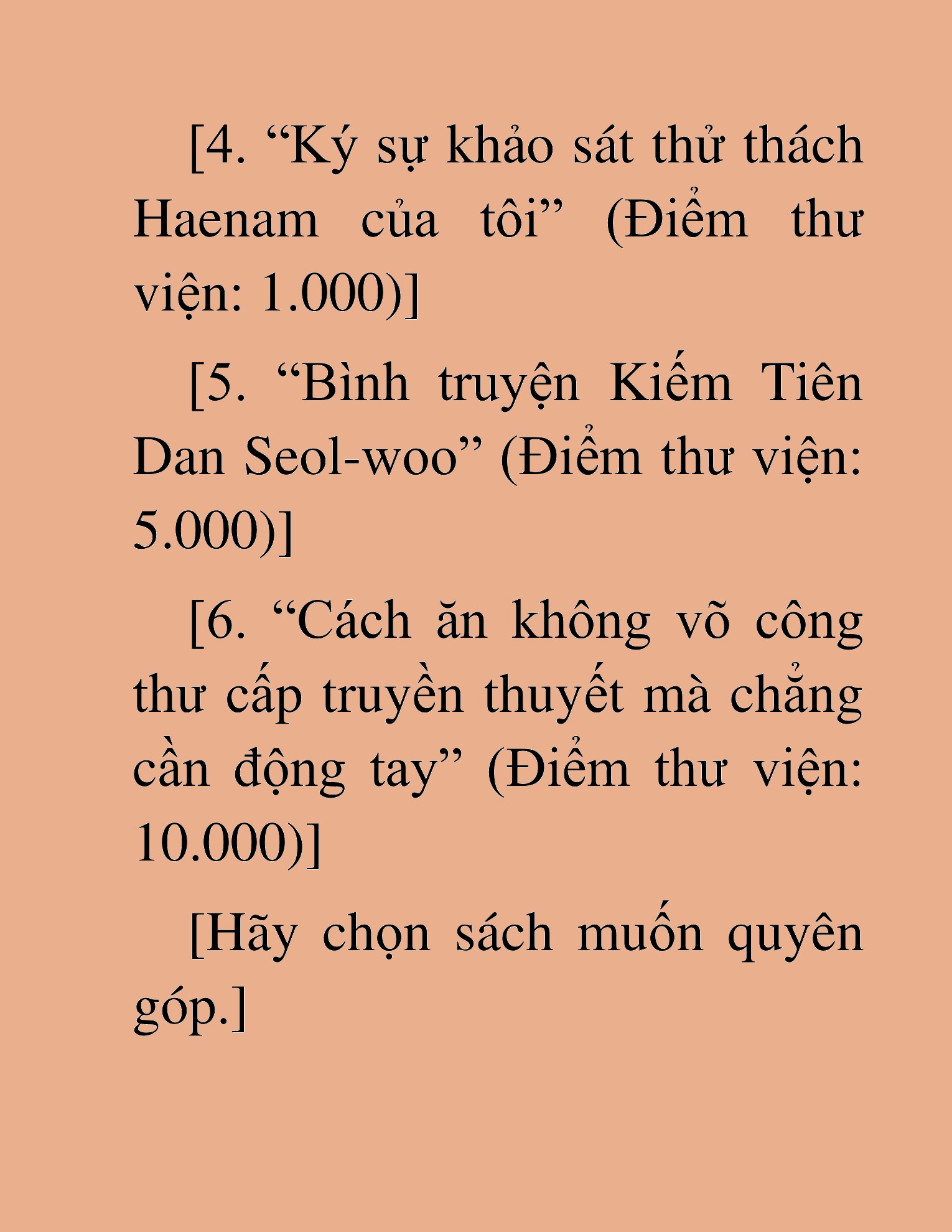 Đọc truyện HAT[NOVEL] Giáng Lâm Chinh Phục Lần Tận Thế Thứ 13 - Chap 24