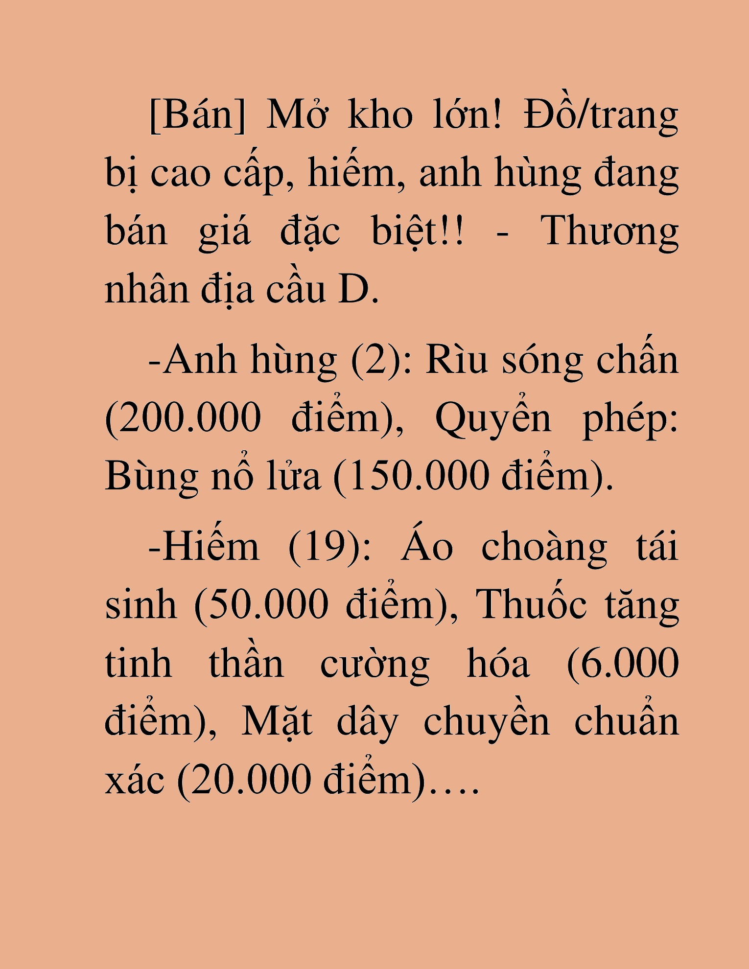 Đọc truyện HAT[NOVEL] Giáng Lâm Chinh Phục Lần Tận Thế Thứ 13 - Chap 46