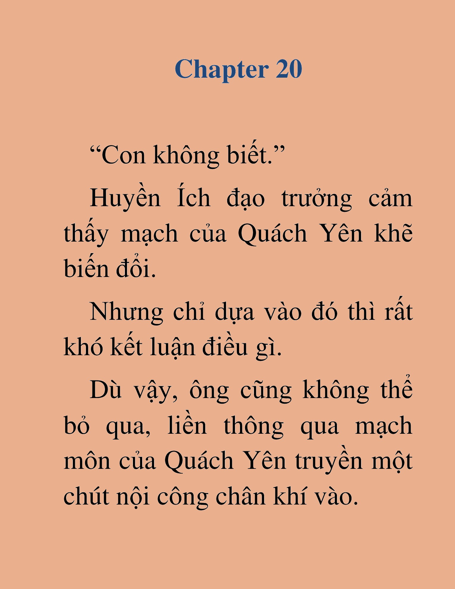 Đọc truyện HAT[novel] Võ Đang Chân Kinh - Chap 20