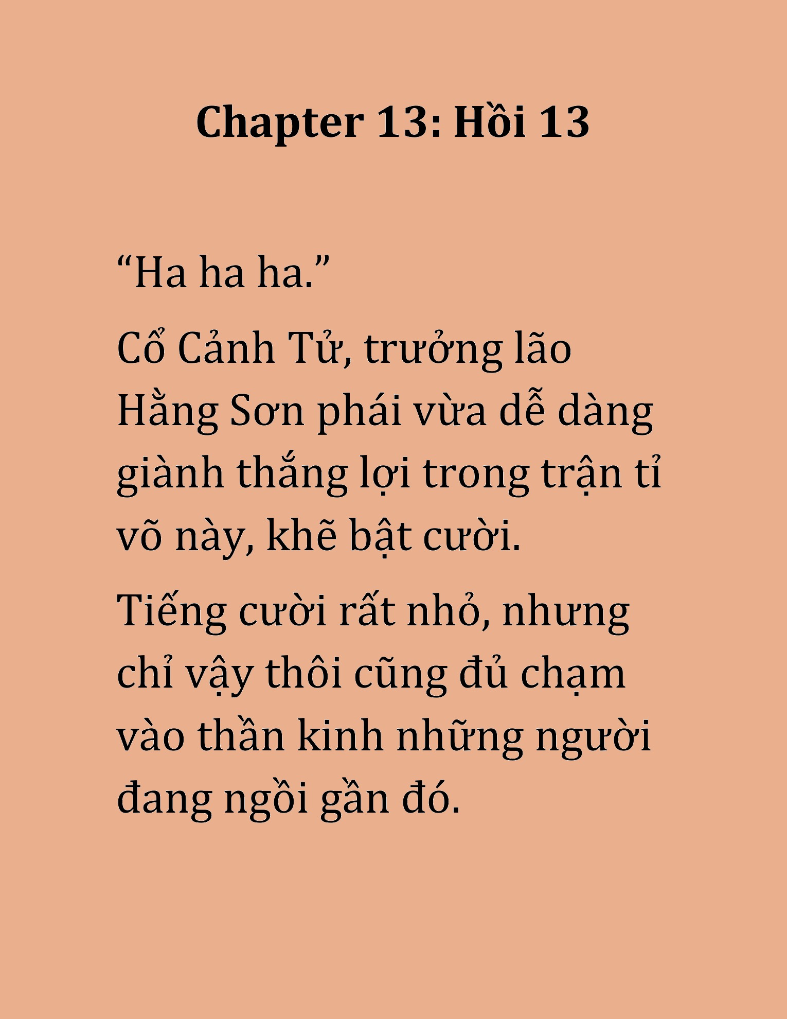 Đọc truyện HAT[NOVEL] Hoa Sơn Thiên Ma - Chap 13