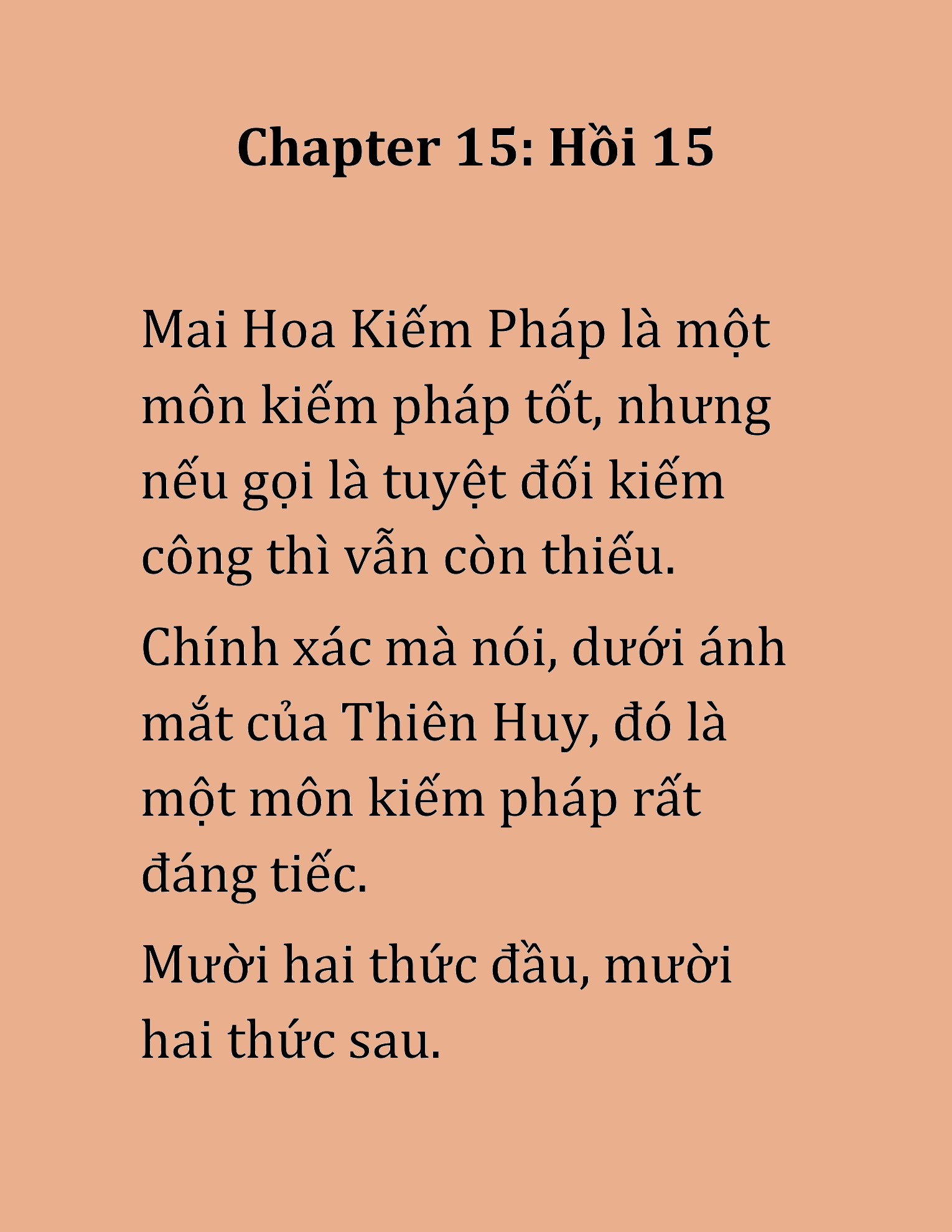 Đọc truyện HAT[NOVEL] Hoa Sơn Thiên Ma - Chap 15