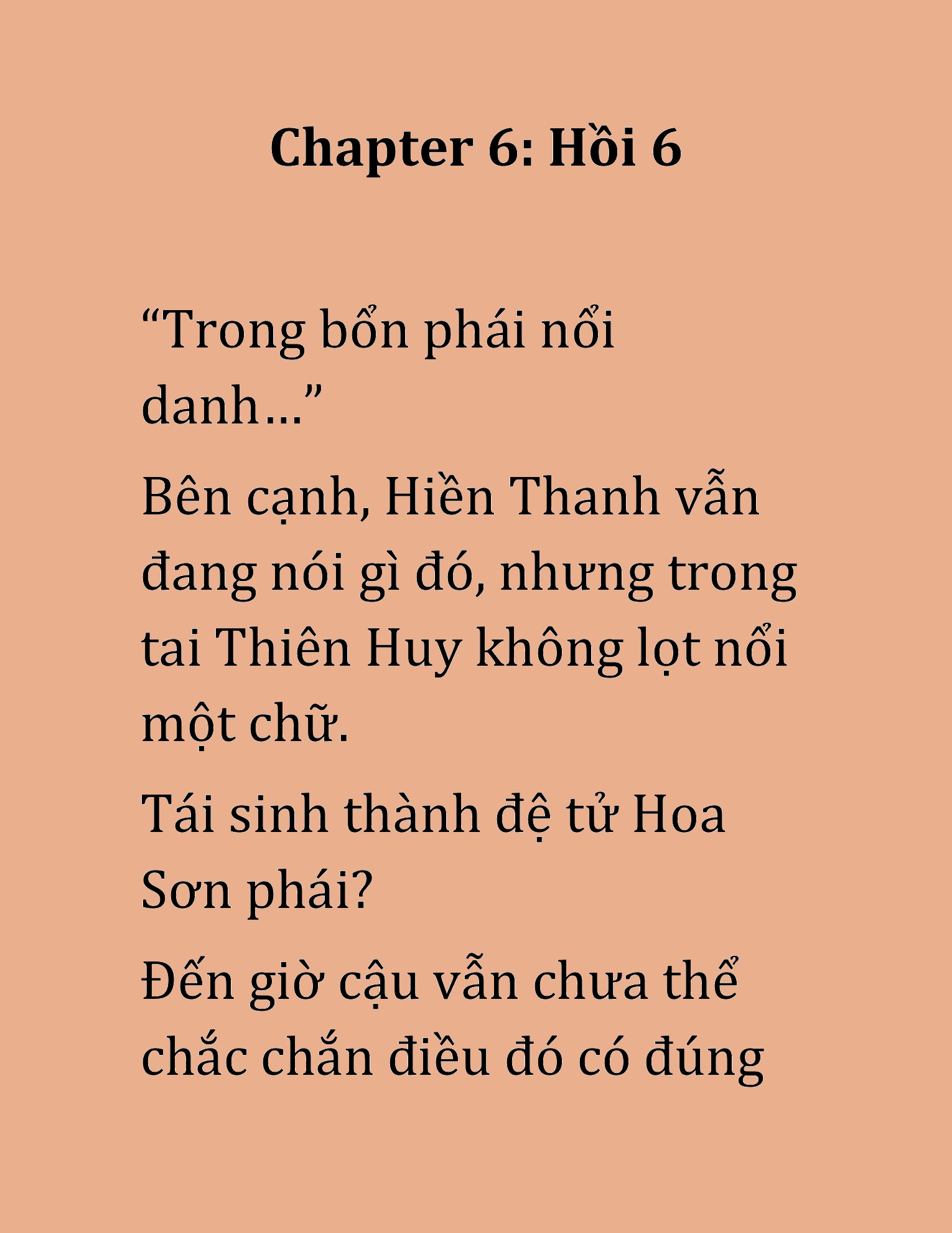 Đọc truyện HAT[NOVEL] Hoa Sơn Thiên Ma - Chap 6
