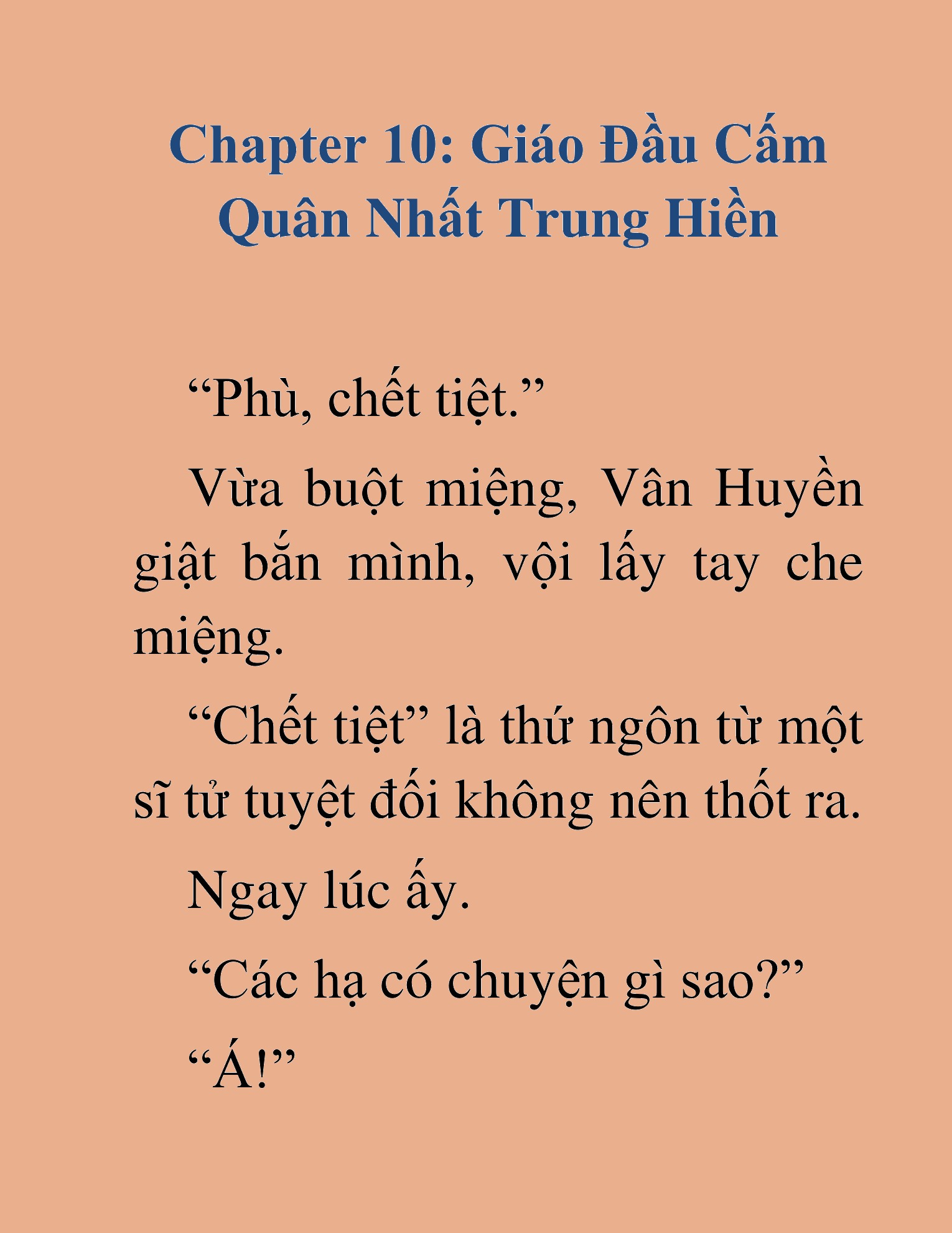 Đọc truyện HAT[NOVEL] Học Sĩ Kiếm - Chap 10