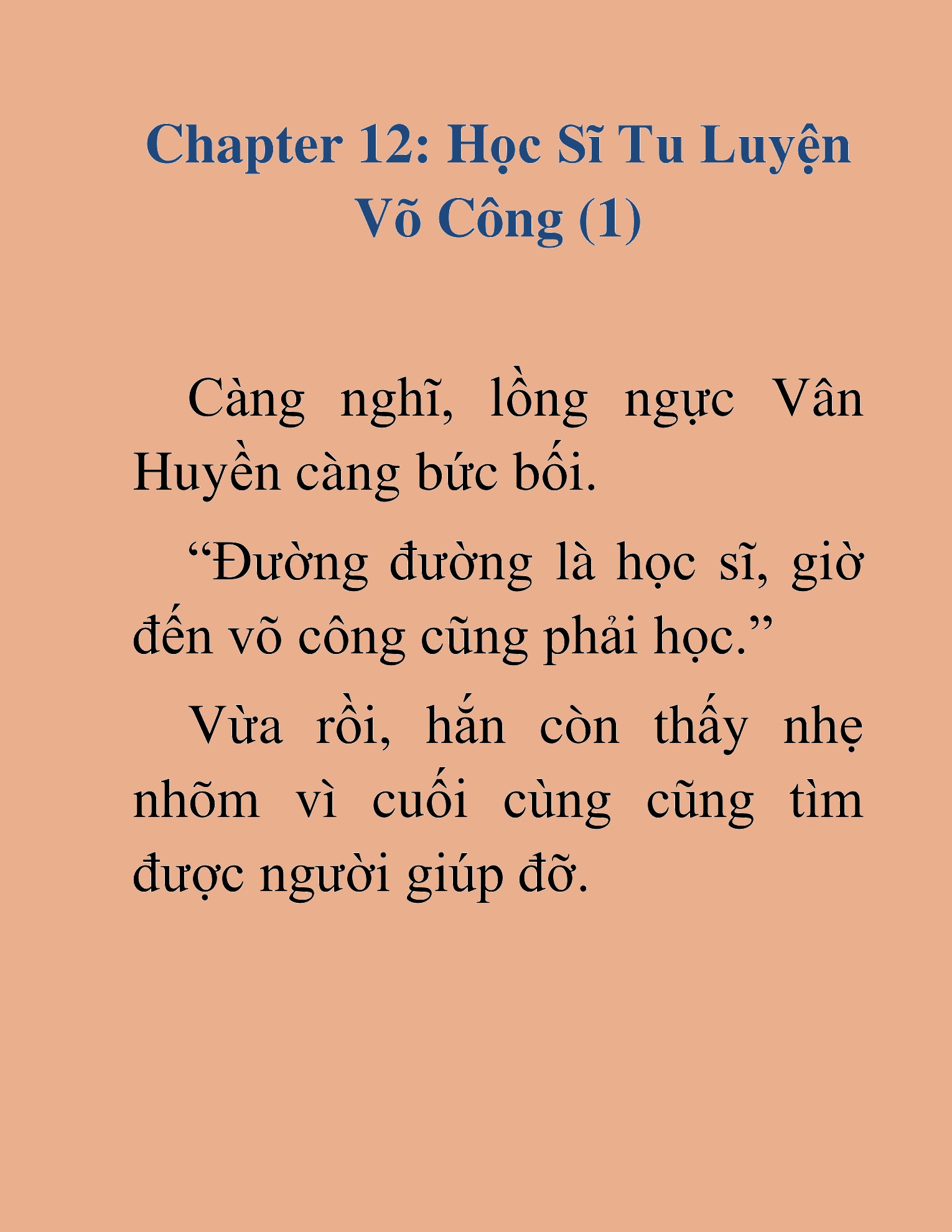 Đọc truyện HAT[NOVEL] Học Sĩ Kiếm - Chap 12