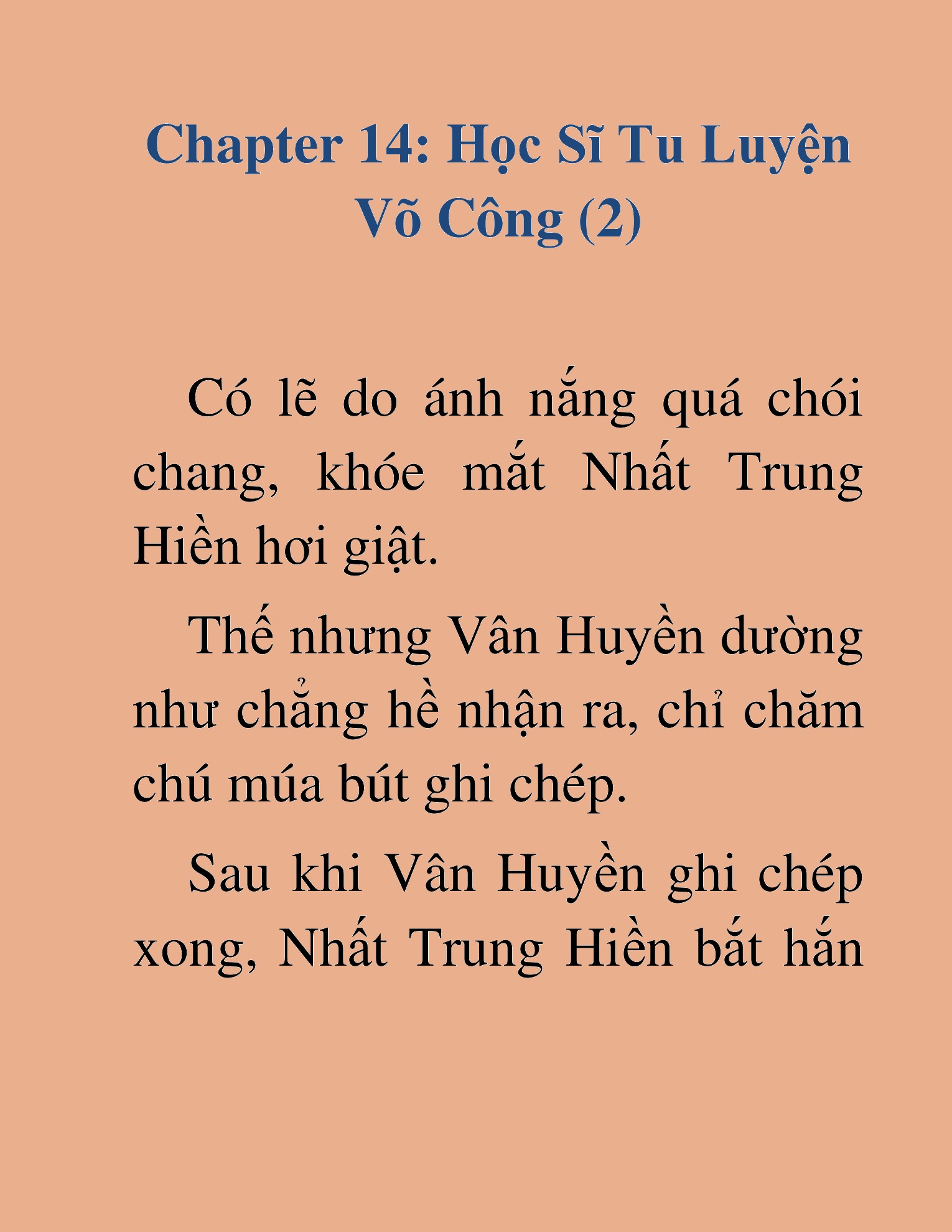 Đọc truyện HAT[NOVEL] Học Sĩ Kiếm - Chap 14