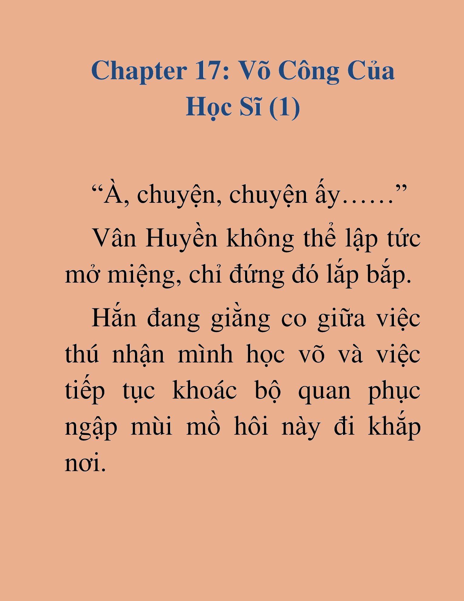 Đọc truyện HAT[NOVEL] Học Sĩ Kiếm - Chap 17