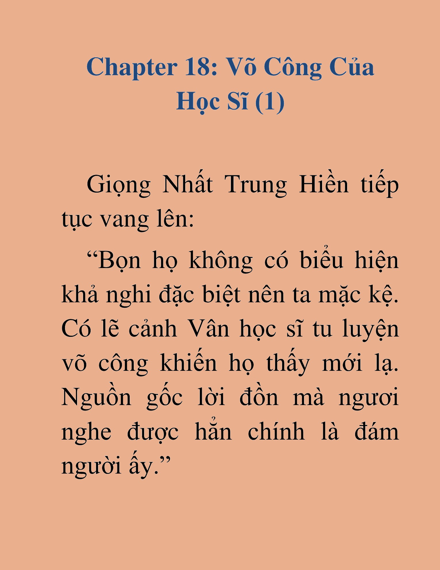 Đọc truyện HAT[NOVEL] Học Sĩ Kiếm - Chap 18