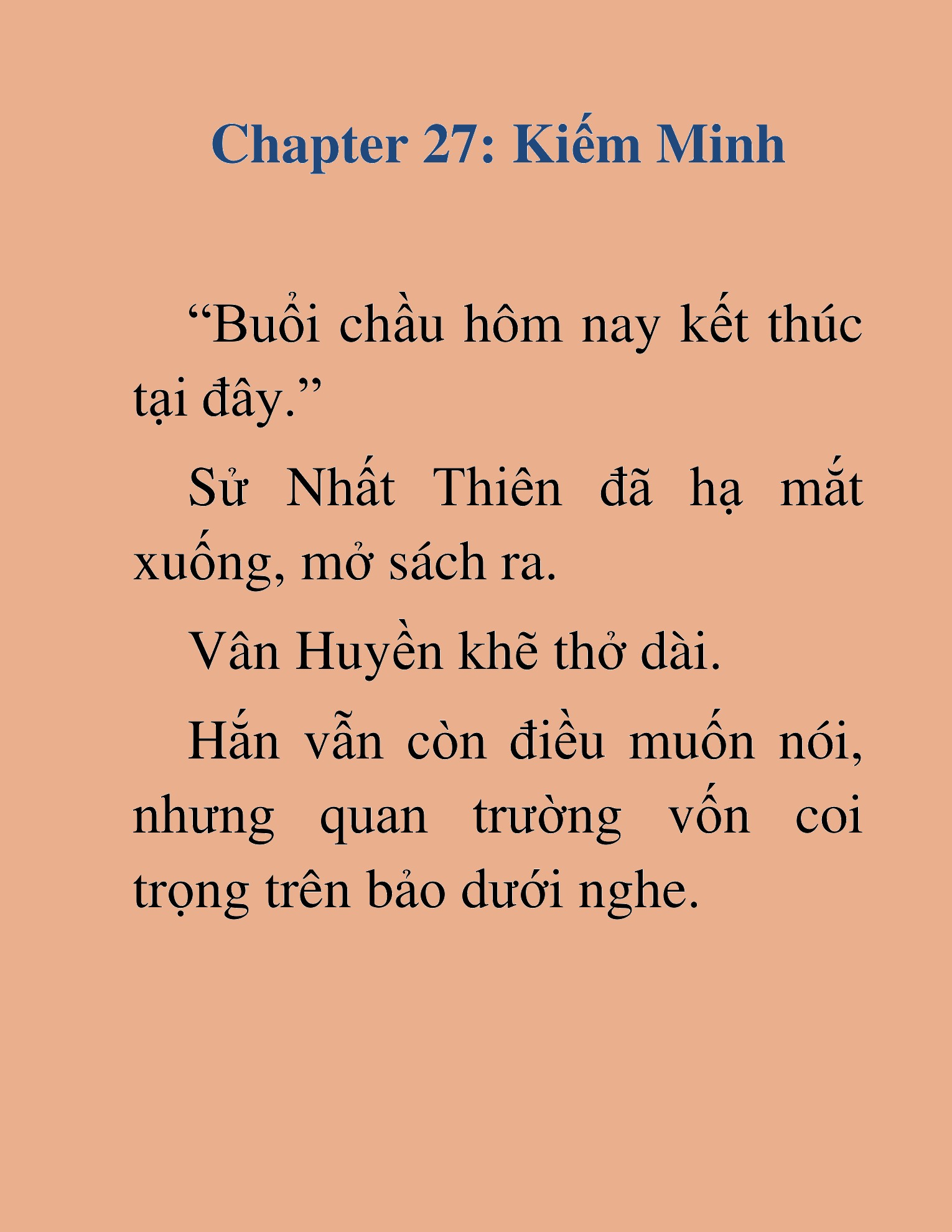Đọc truyện HAT[NOVEL] Học Sĩ Kiếm - Chap 27