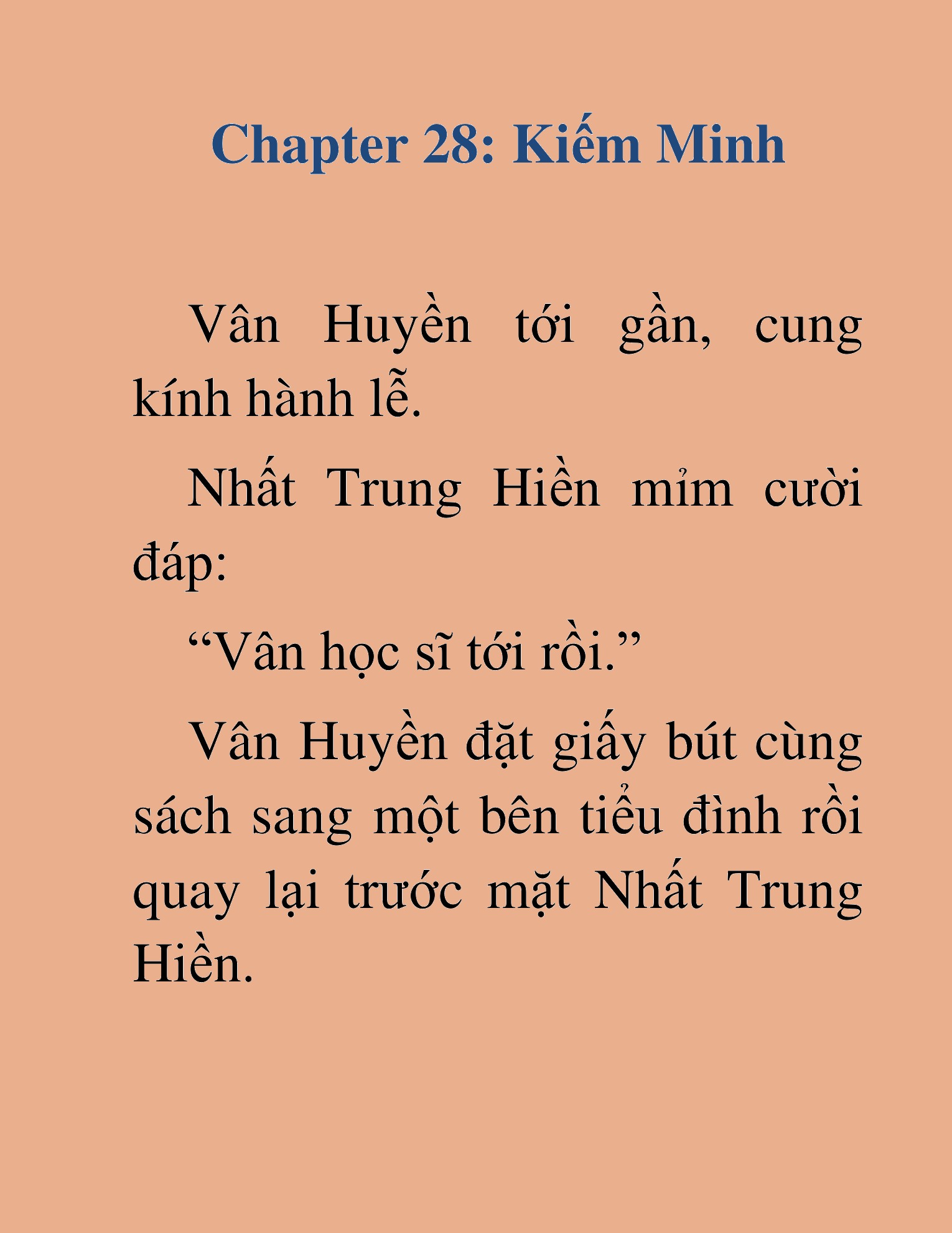 Đọc truyện HAT[NOVEL] Học Sĩ Kiếm - Chap 28