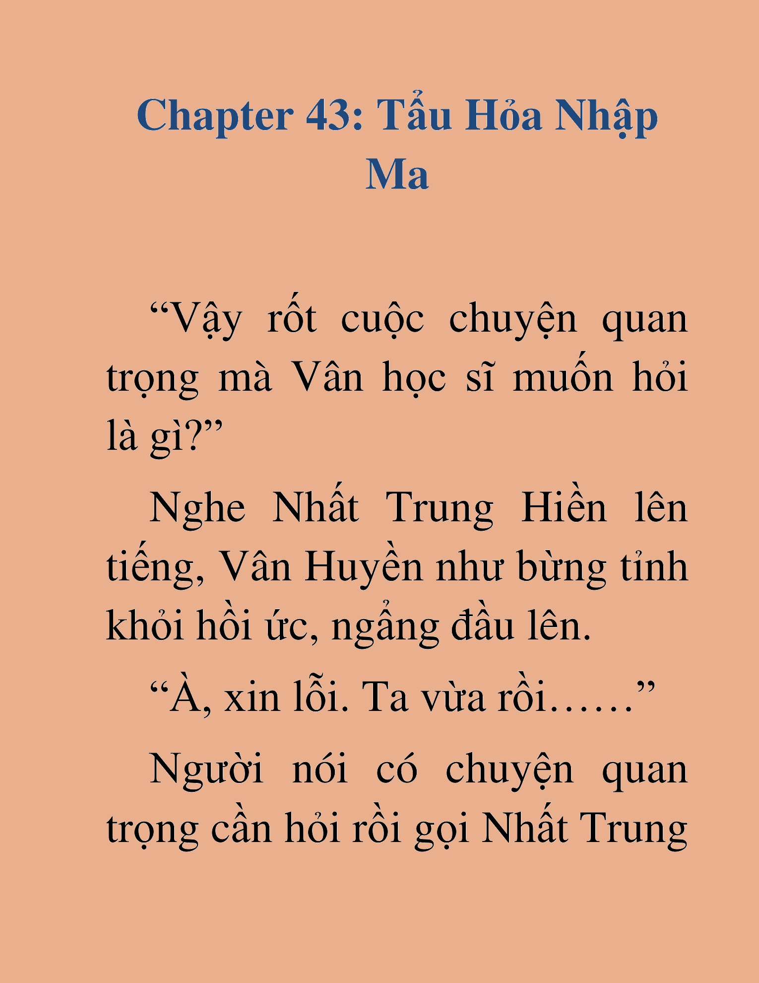 Đọc truyện HAT[NOVEL] Học Sĩ Kiếm - Chap 43