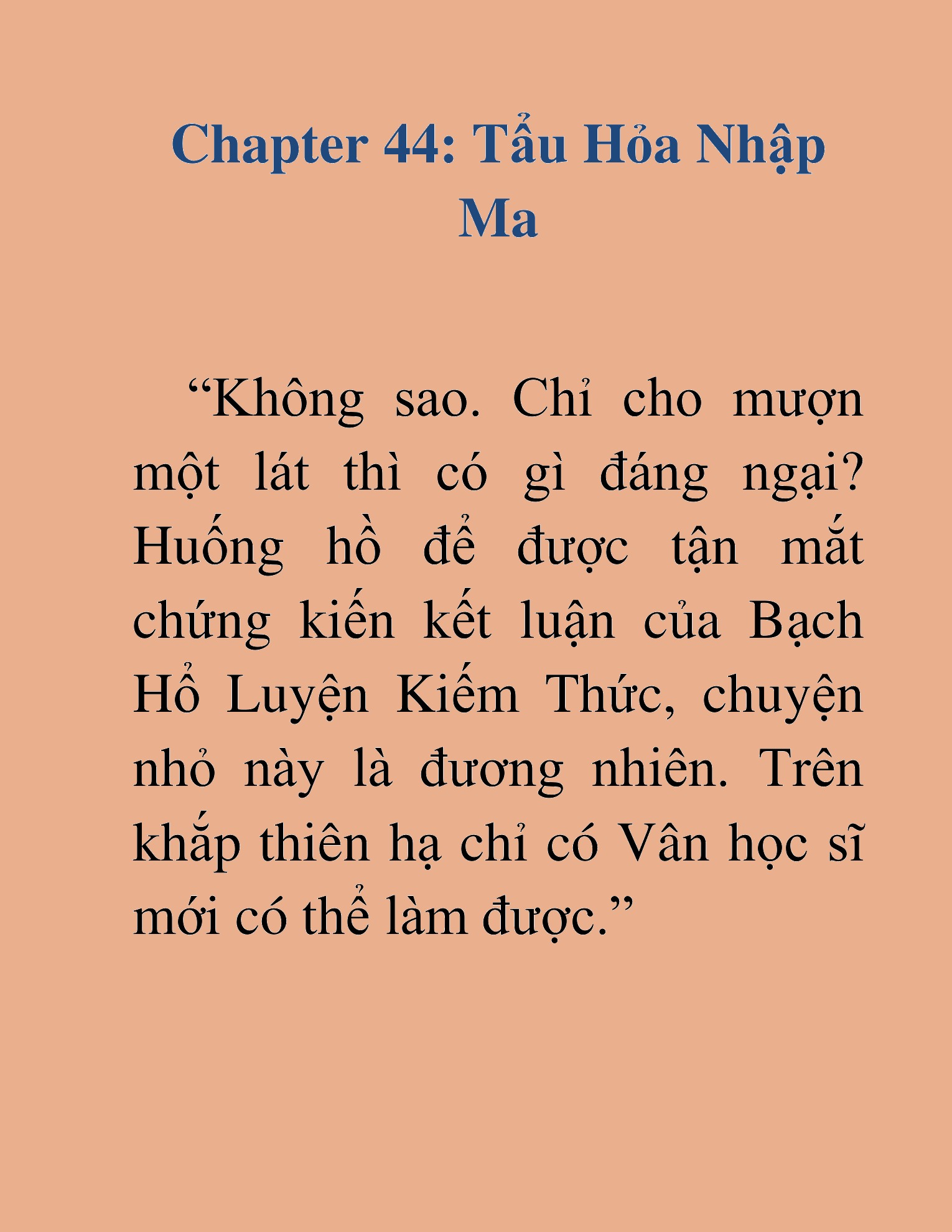 Đọc truyện HAT[NOVEL] Học Sĩ Kiếm - Chap 44