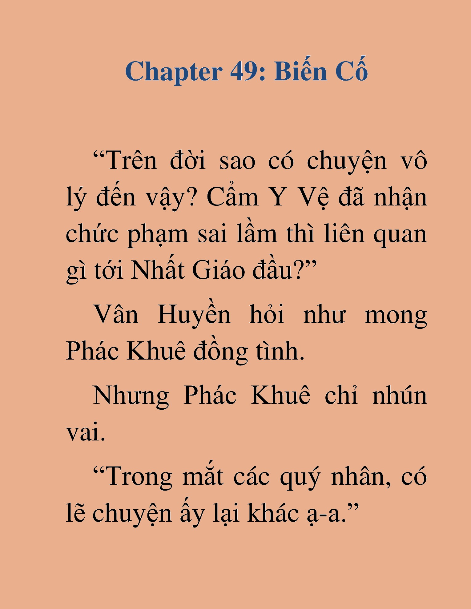 Đọc truyện HAT[NOVEL] Học Sĩ Kiếm - Chap 49