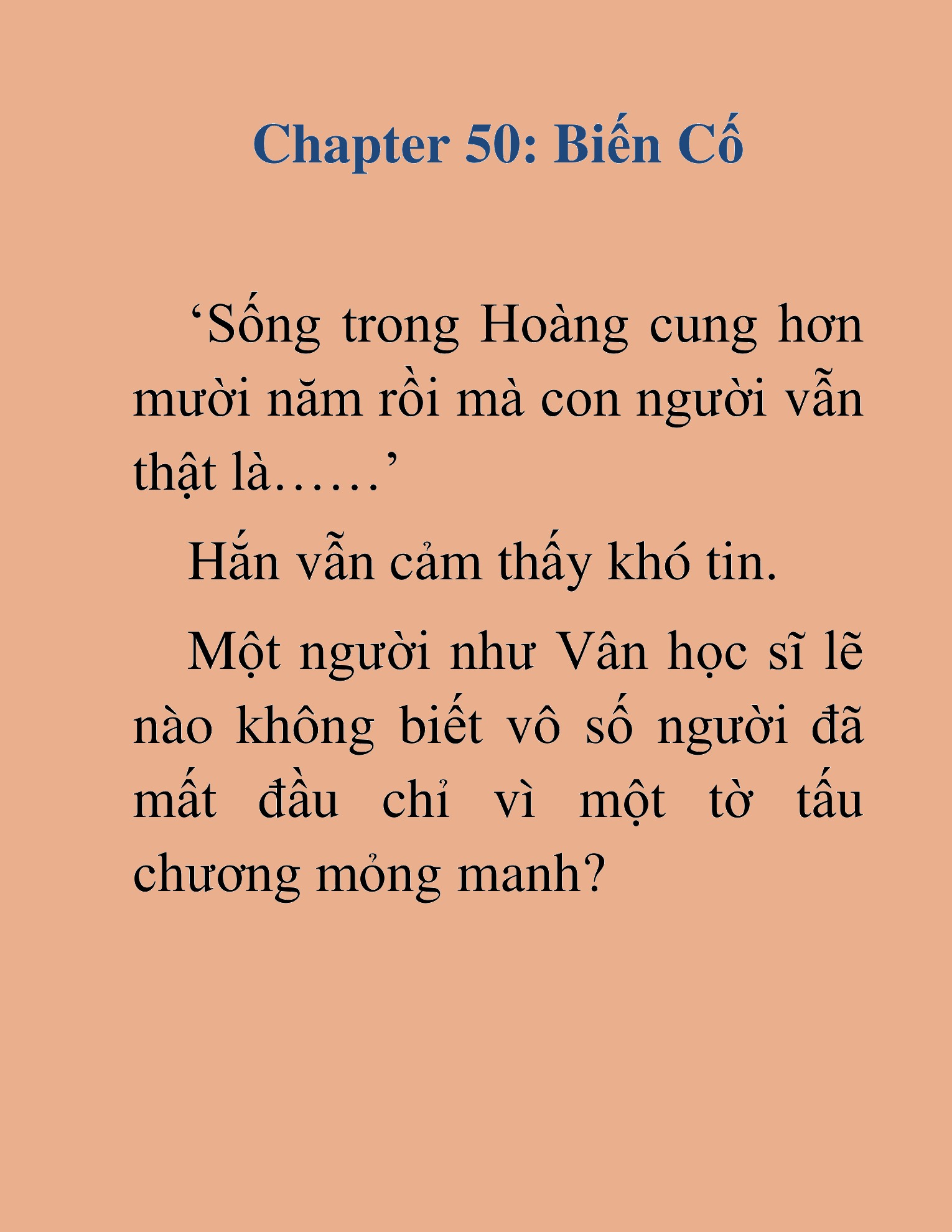 Đọc truyện HAT[NOVEL] Học Sĩ Kiếm - Chap 50
