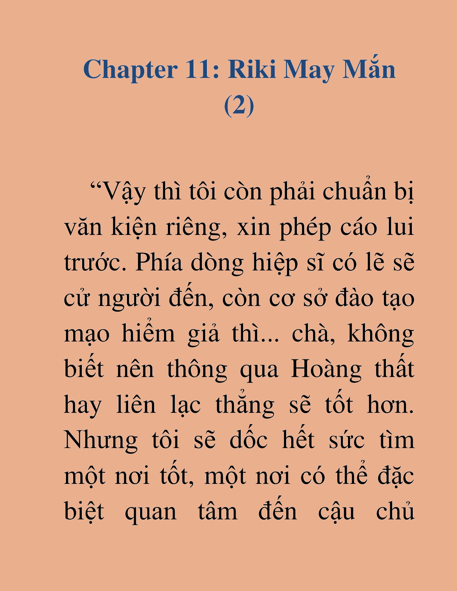 Đọc truyện HAT[NOVEL] Khúc Ca Của Dũng Giả - Chap 11
