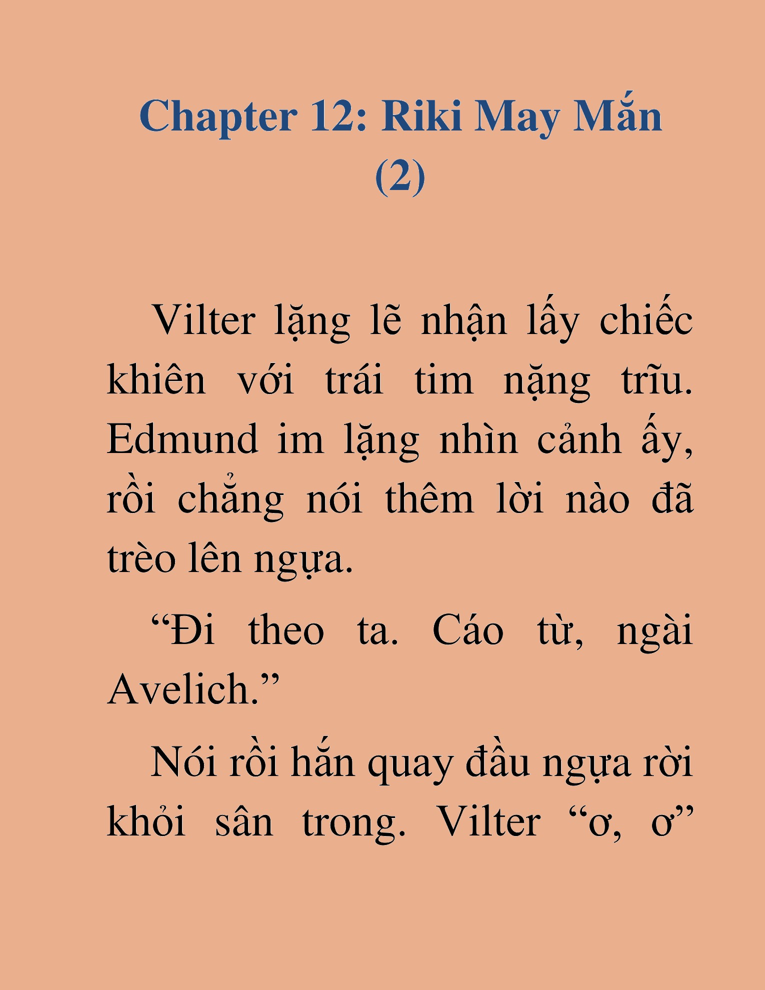 Đọc truyện HAT[NOVEL] Khúc Ca Của Dũng Giả - Chap 12