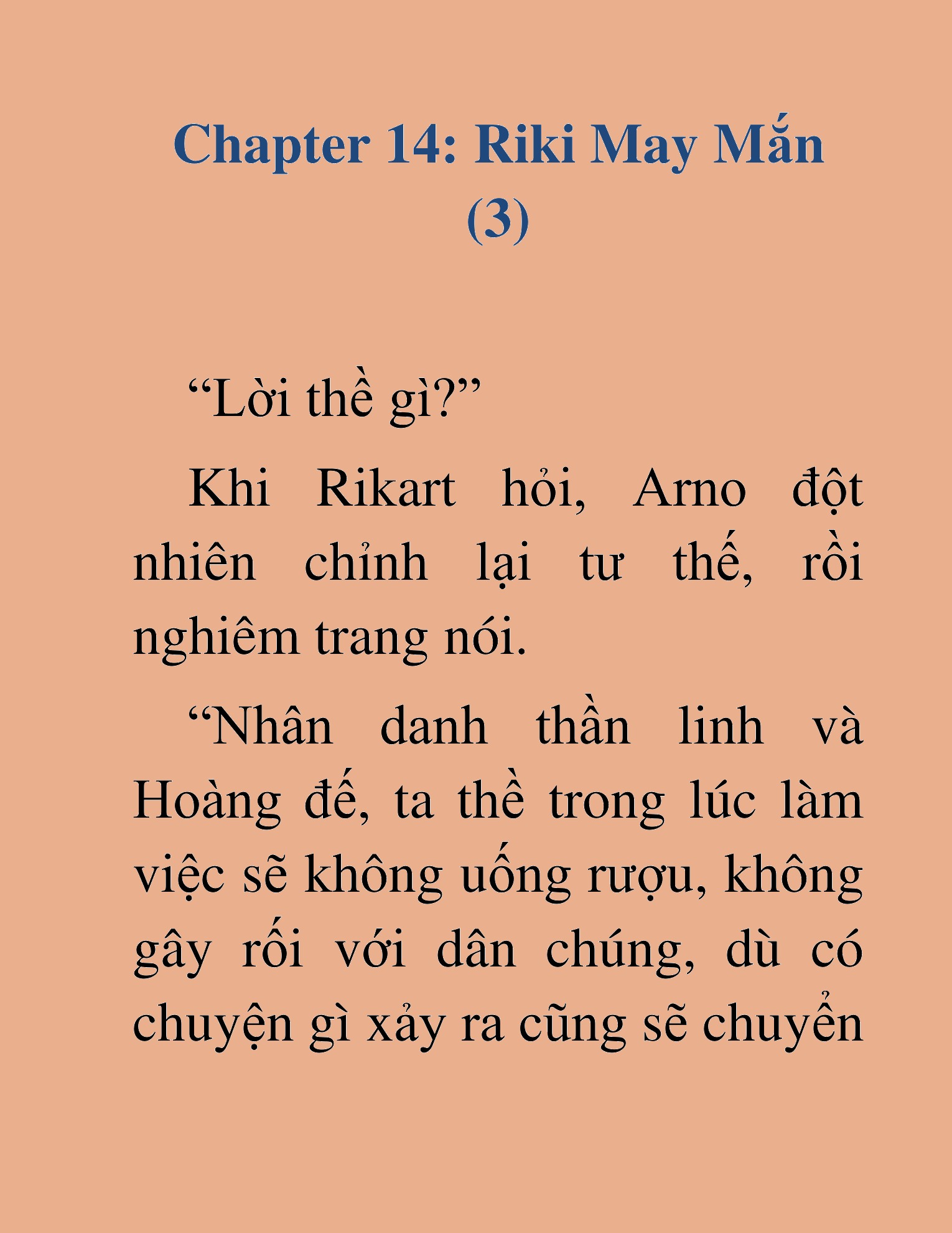 Đọc truyện HAT[NOVEL] Khúc Ca Của Dũng Giả - Chap 14