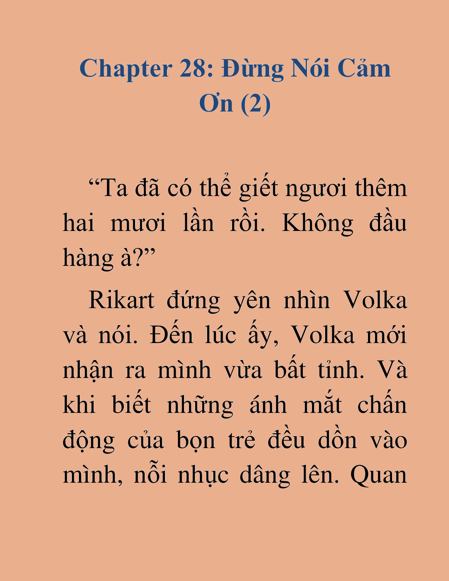 Đọc truyện HAT[NOVEL] Khúc Ca Của Dũng Giả - Chap 28